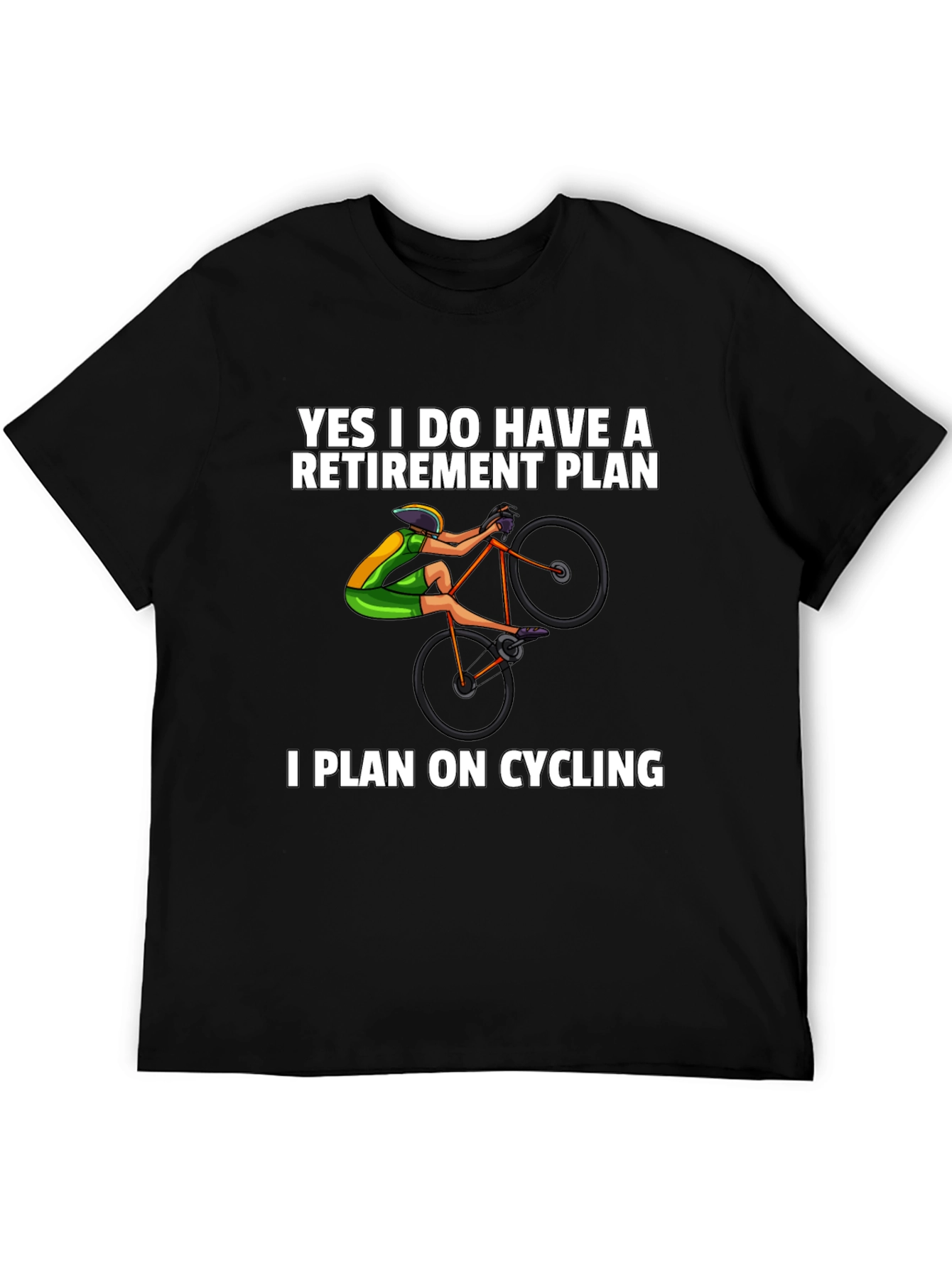 Funny Cycling Retirement Plan T-Shirt