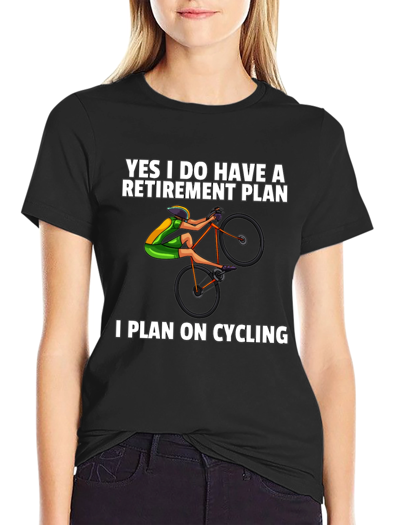Funny Cycling Retirement Plan T-Shirt