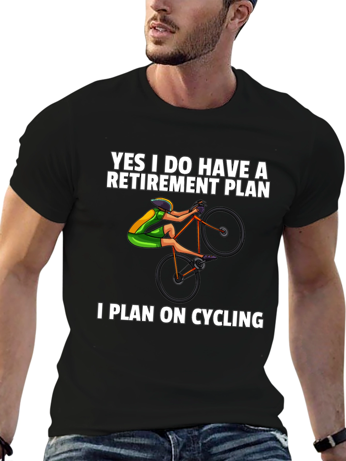 Funny Cycling Retirement Plan T-Shirt
