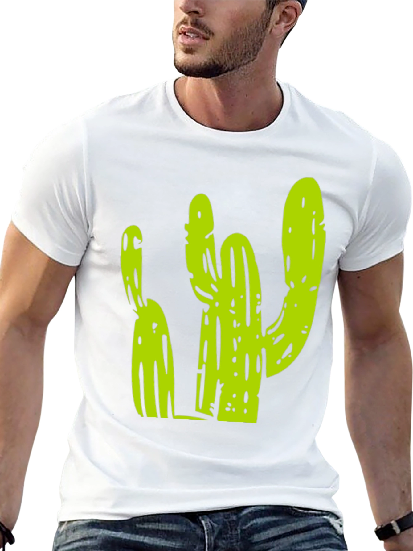 Cactus Graphic Tee - Trendy Unisex T-Shirt