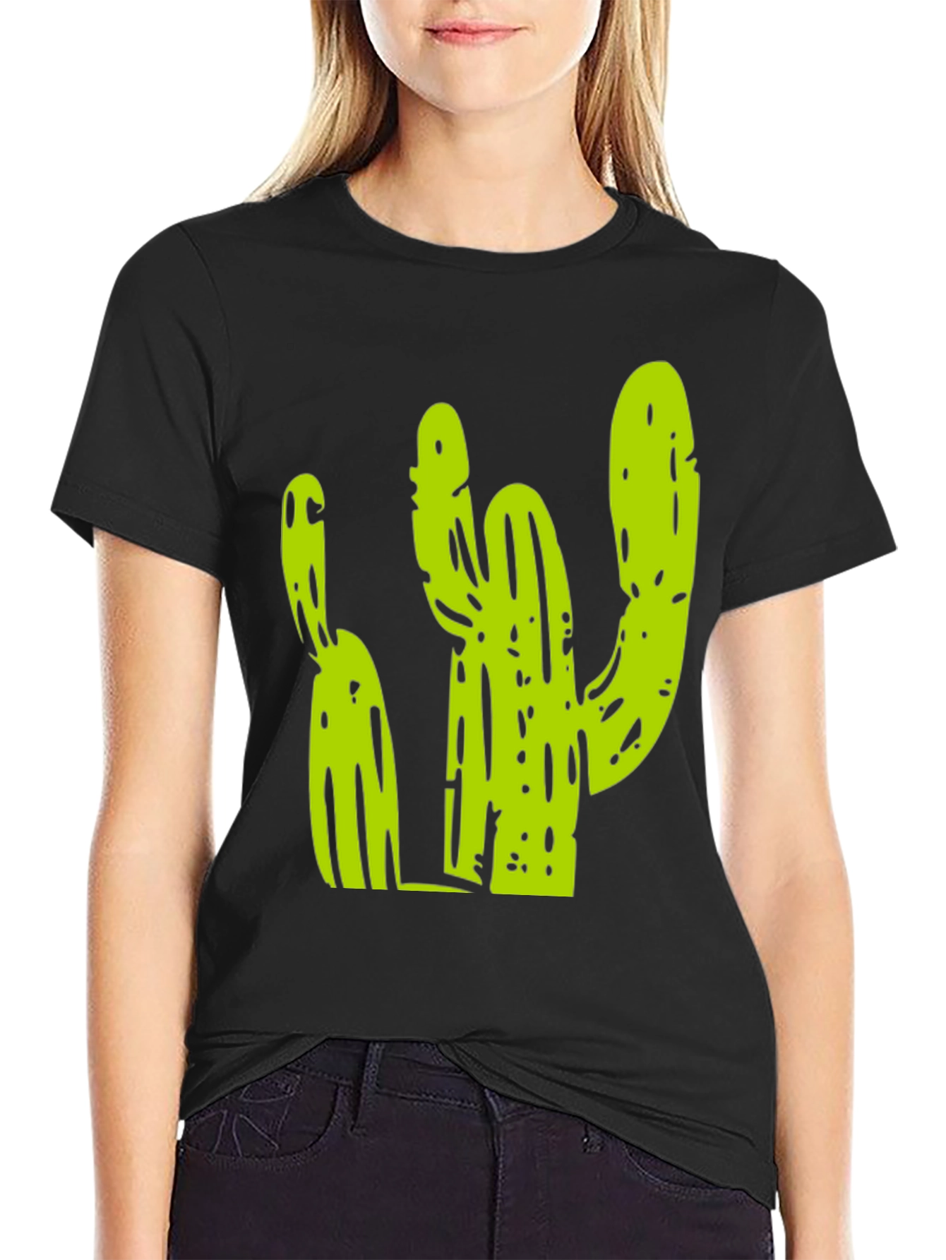 Cactus Graphic Tee - Trendy Unisex T-Shirt