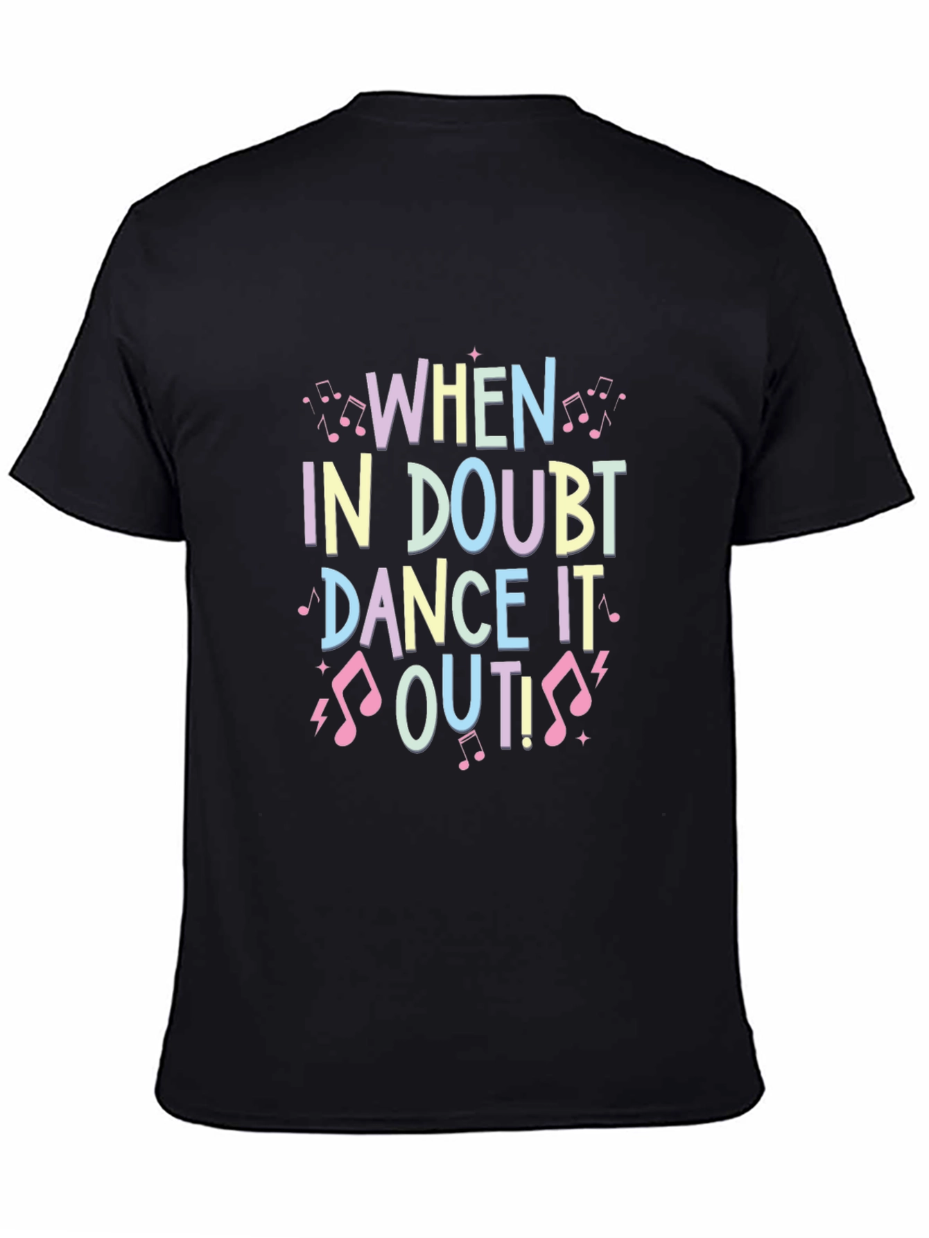 Dance It Out Graphic Tee - Mens Black T-Shirt