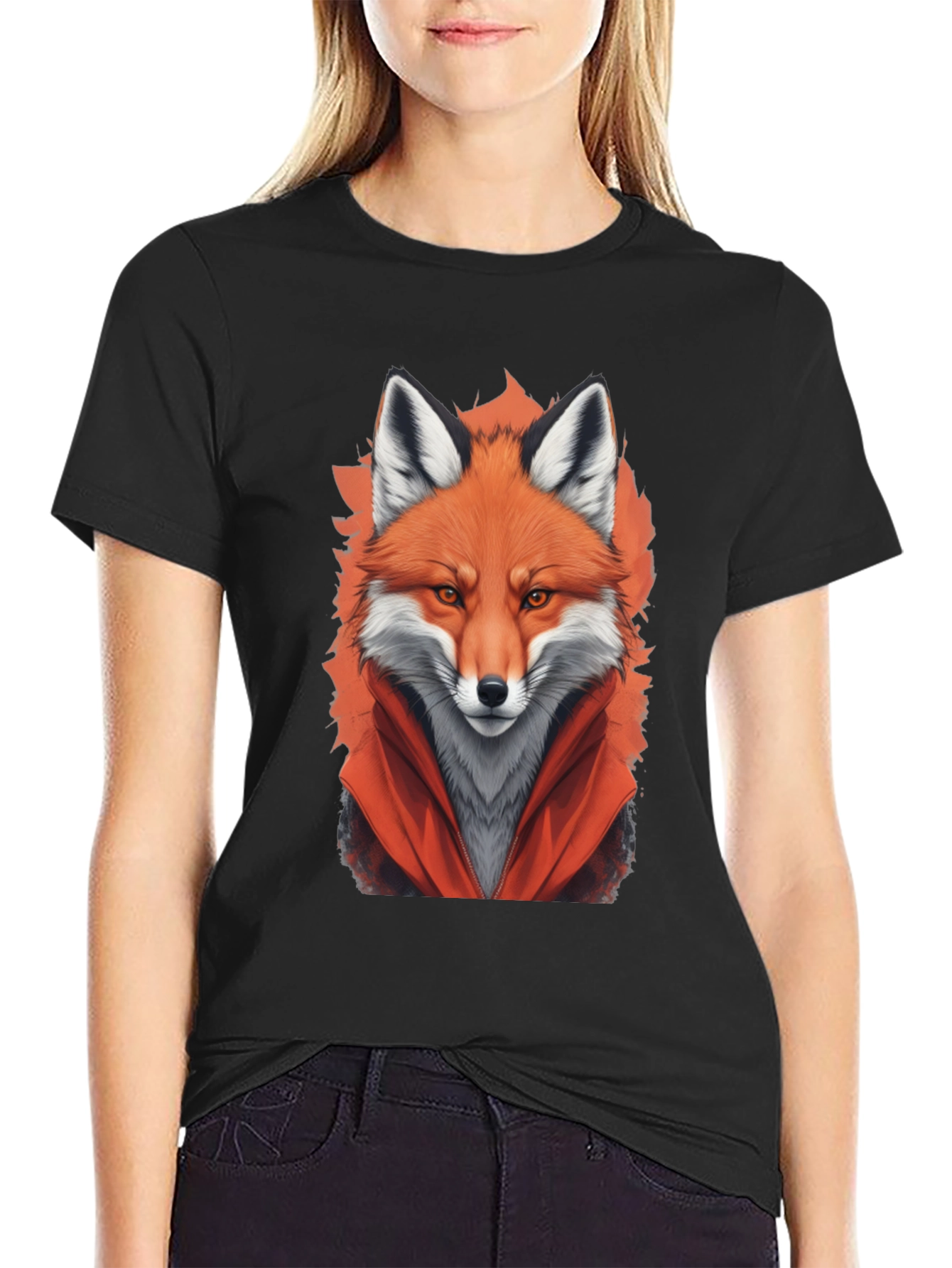 Fox Graphic Black T-Shirt