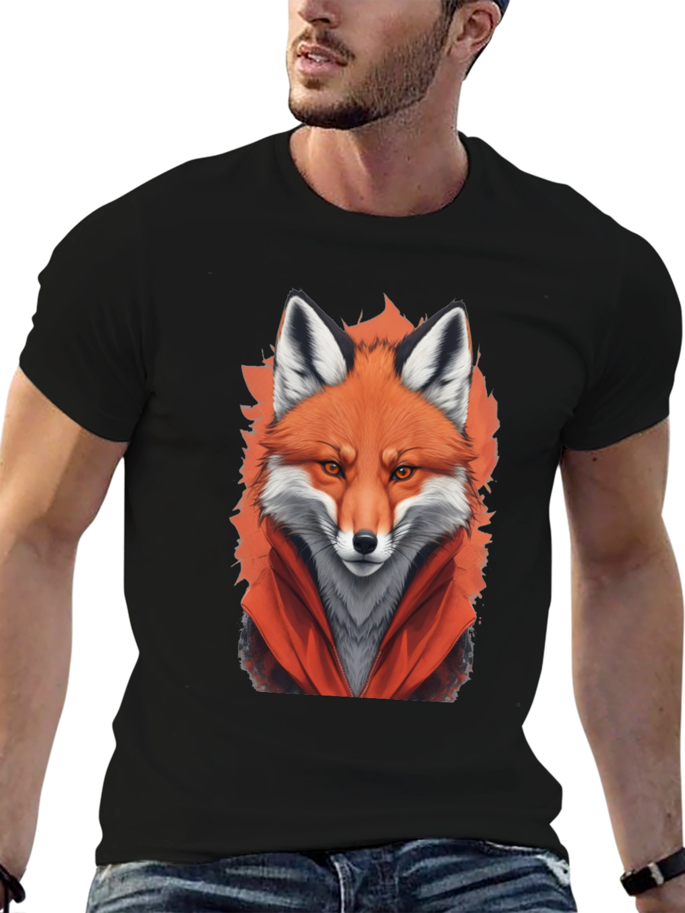 Fox Graphic Black T-Shirt