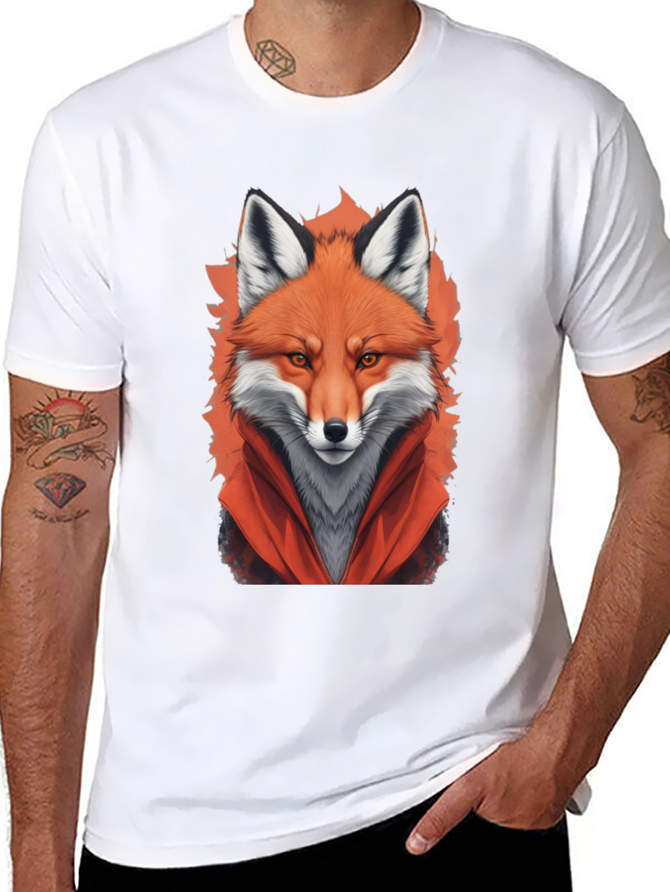 Fox Graphic Black T-Shirt