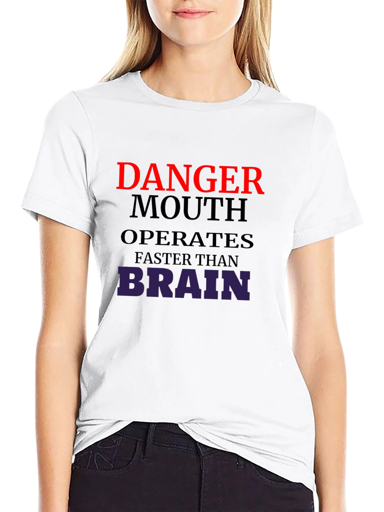 Danger Mouth Funny Graphic Tee