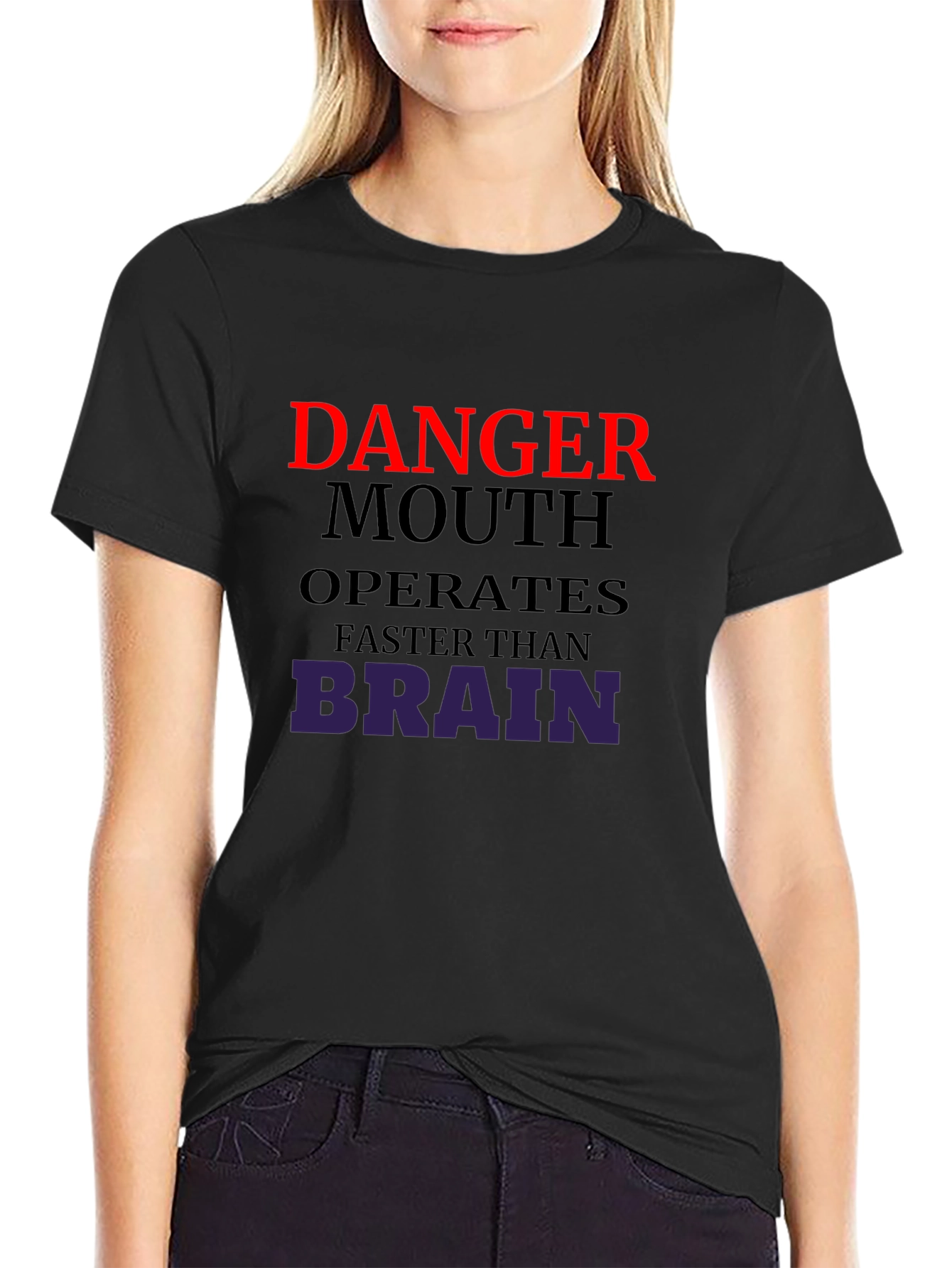 Danger Mouth Funny Graphic Tee