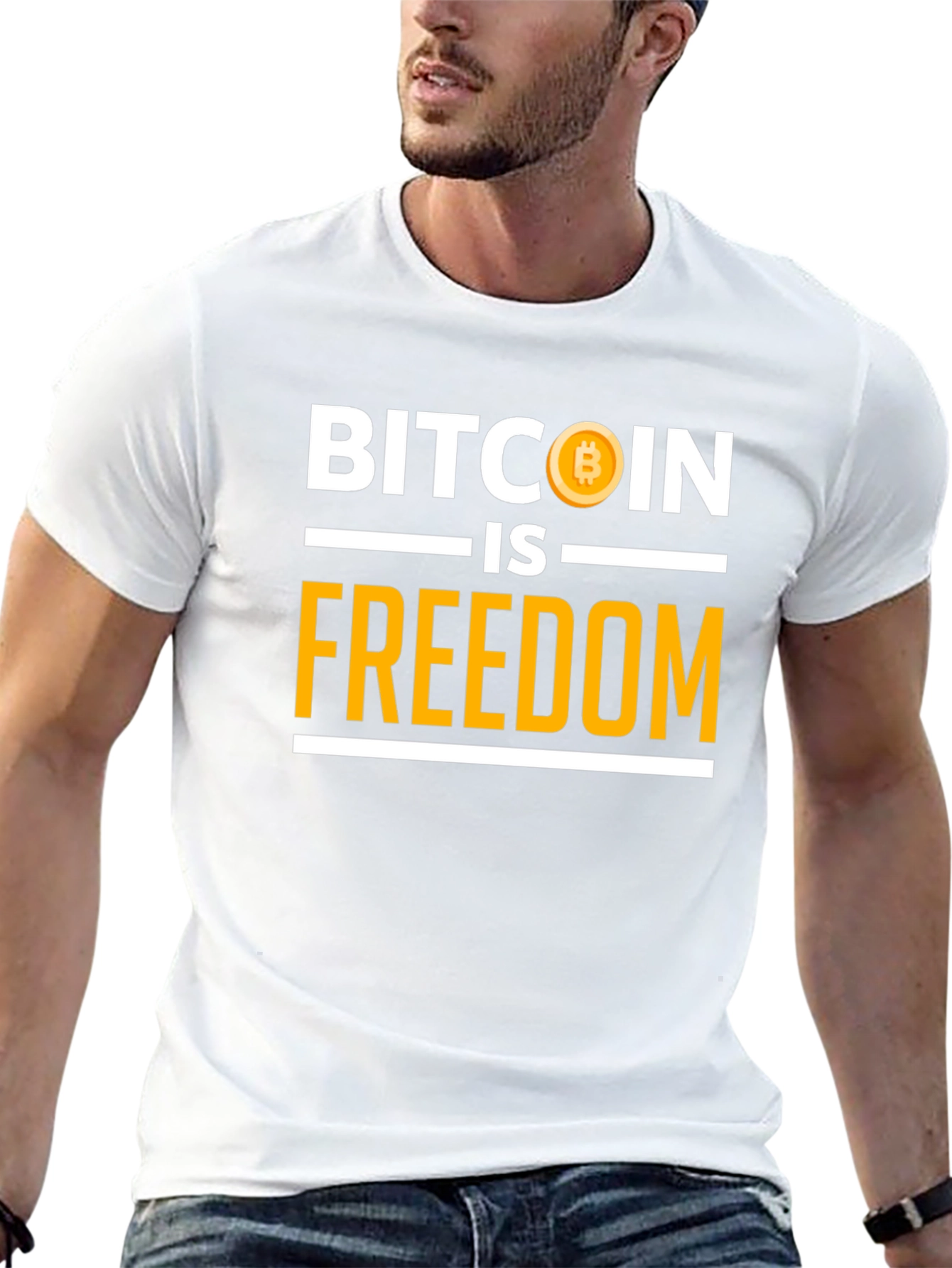 Bitcoin is Freedom Graphic T-Shirt - Crypto Tee