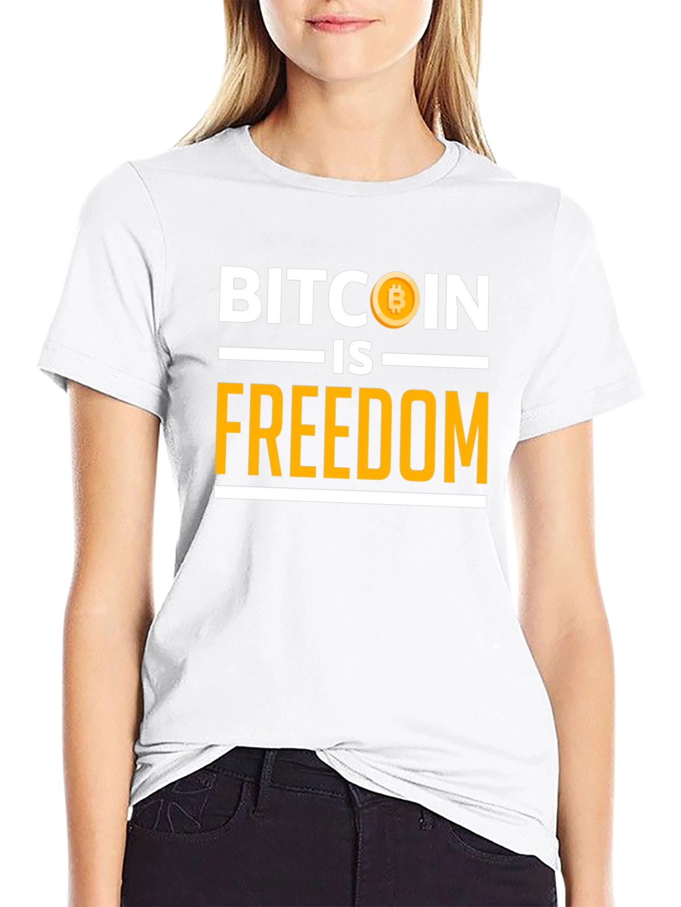 Bitcoin is Freedom Graphic T-Shirt - Crypto Tee