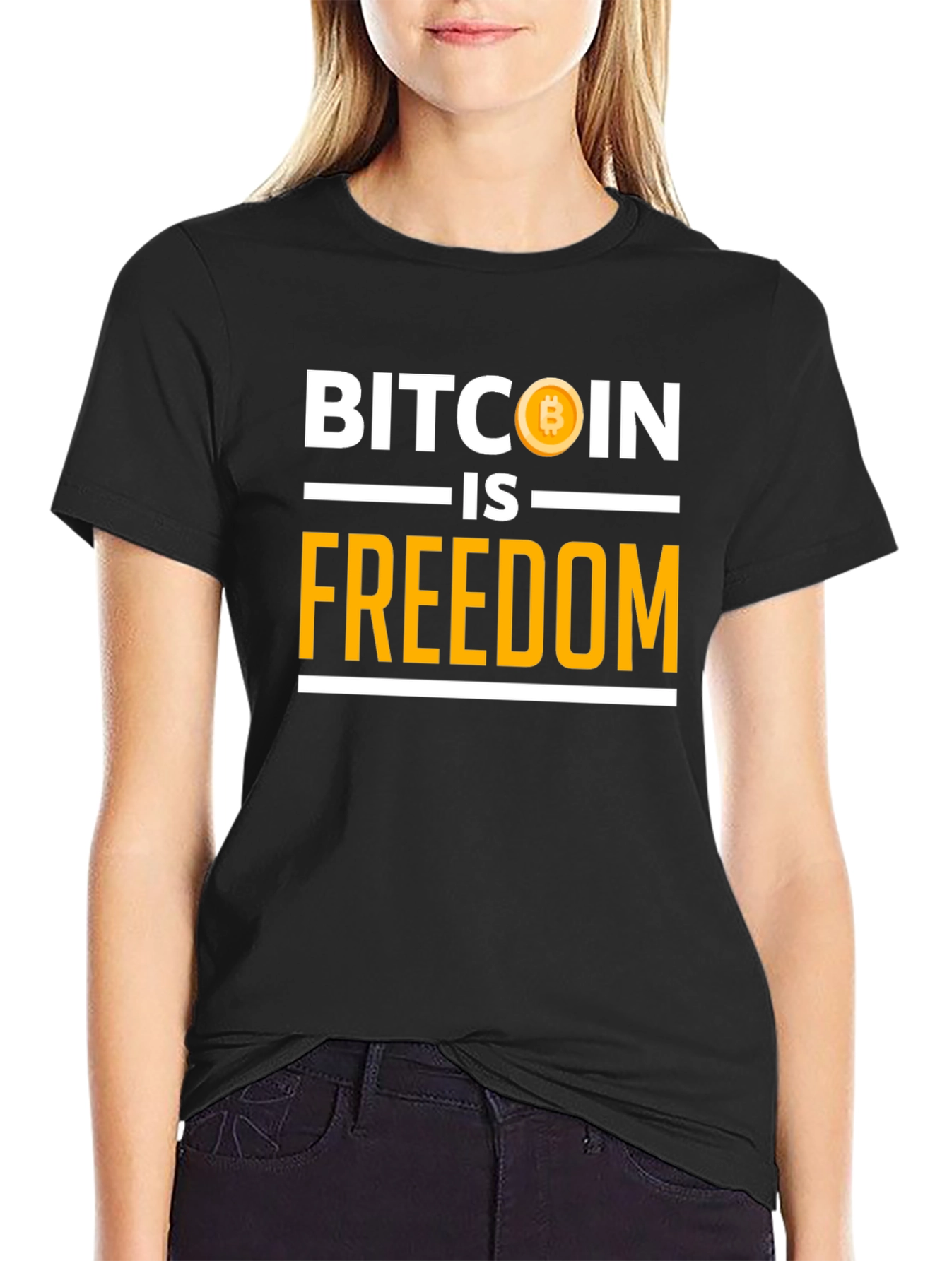 Bitcoin is Freedom Graphic T-Shirt - Crypto Tee