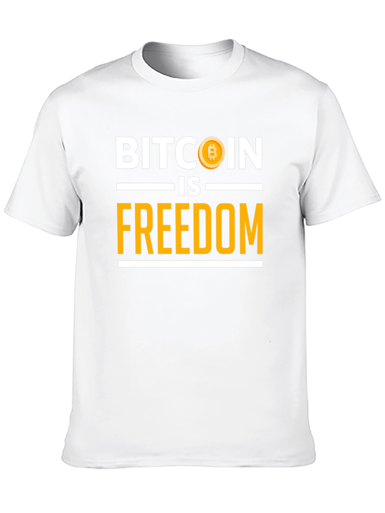 Bitcoin is Freedom Graphic T-Shirt - Crypto Tee