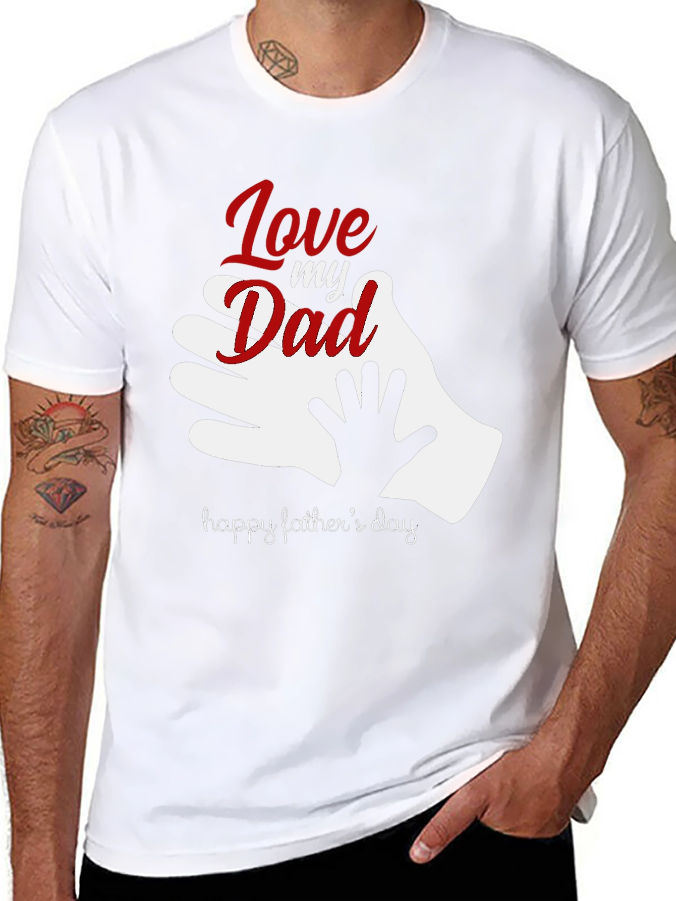 Love My Dad T-Shirt - Fathers Day Gift