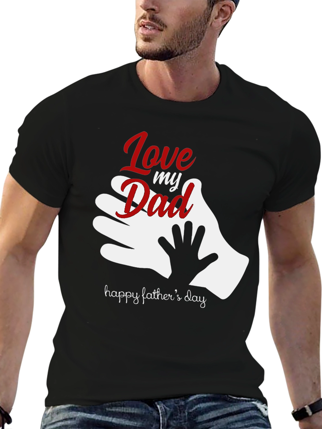 Love My Dad T-Shirt - Fathers Day Gift