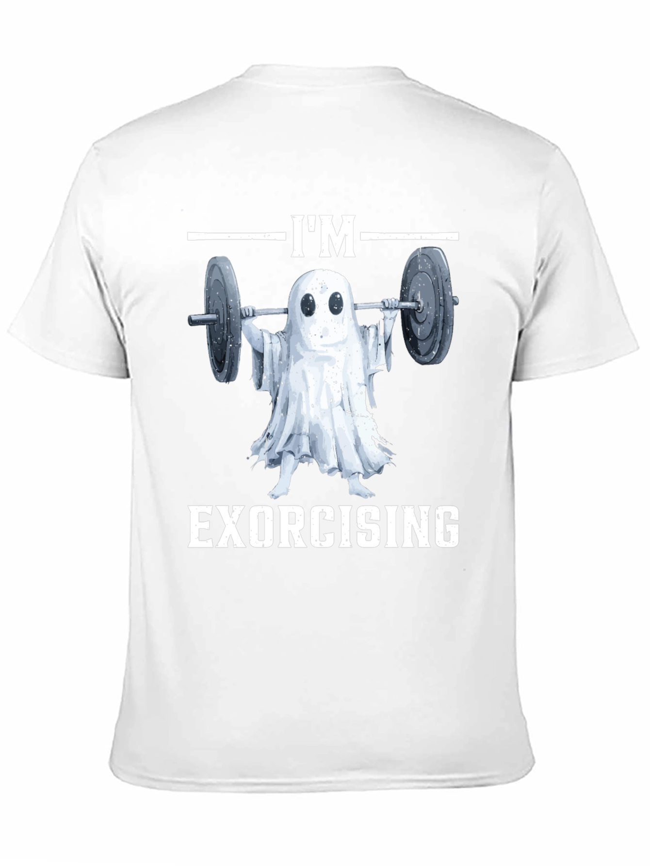 Funny Ghost Exorcising Workout T-Shirt