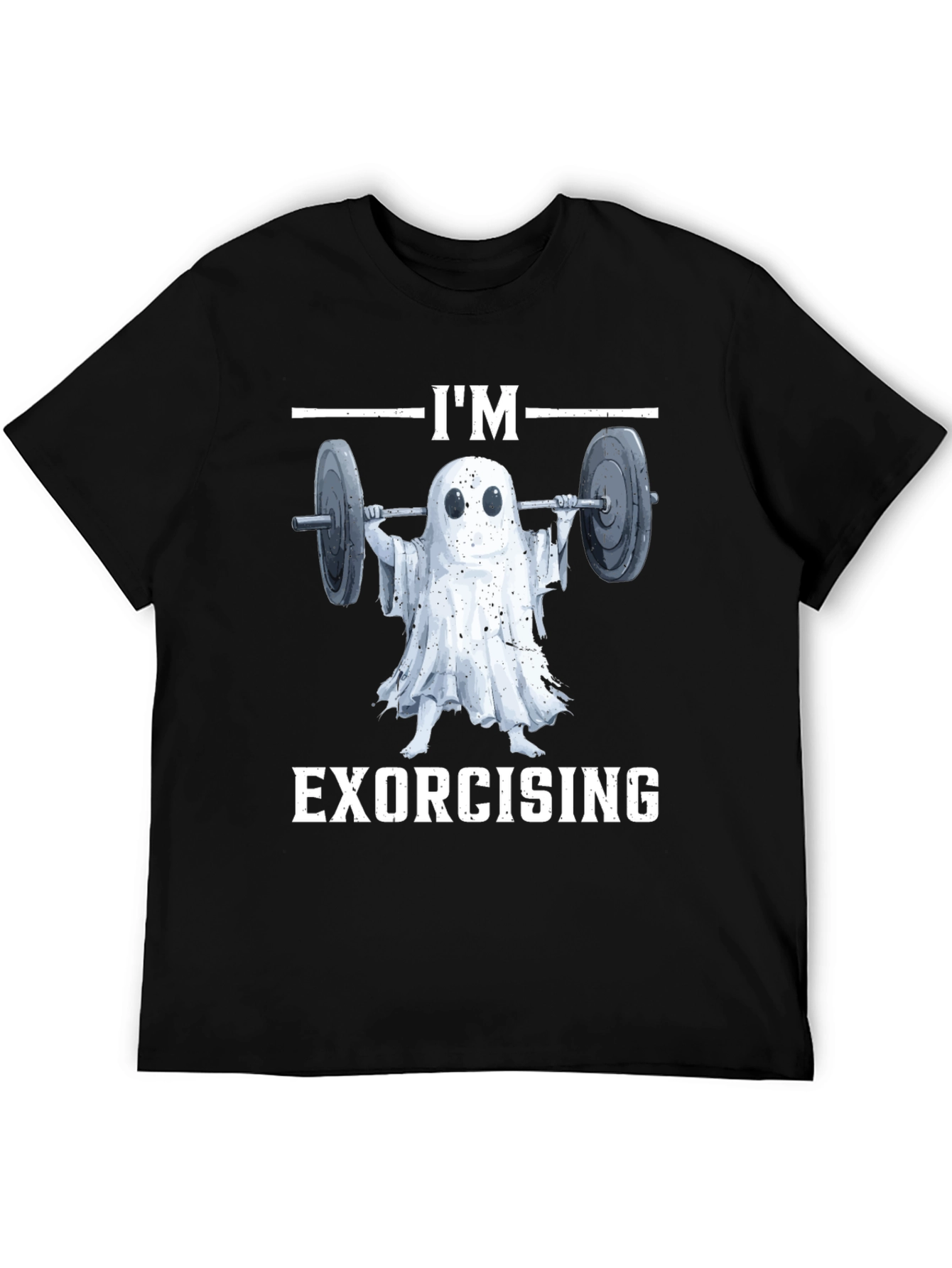 Funny Ghost Exorcising Workout T-Shirt