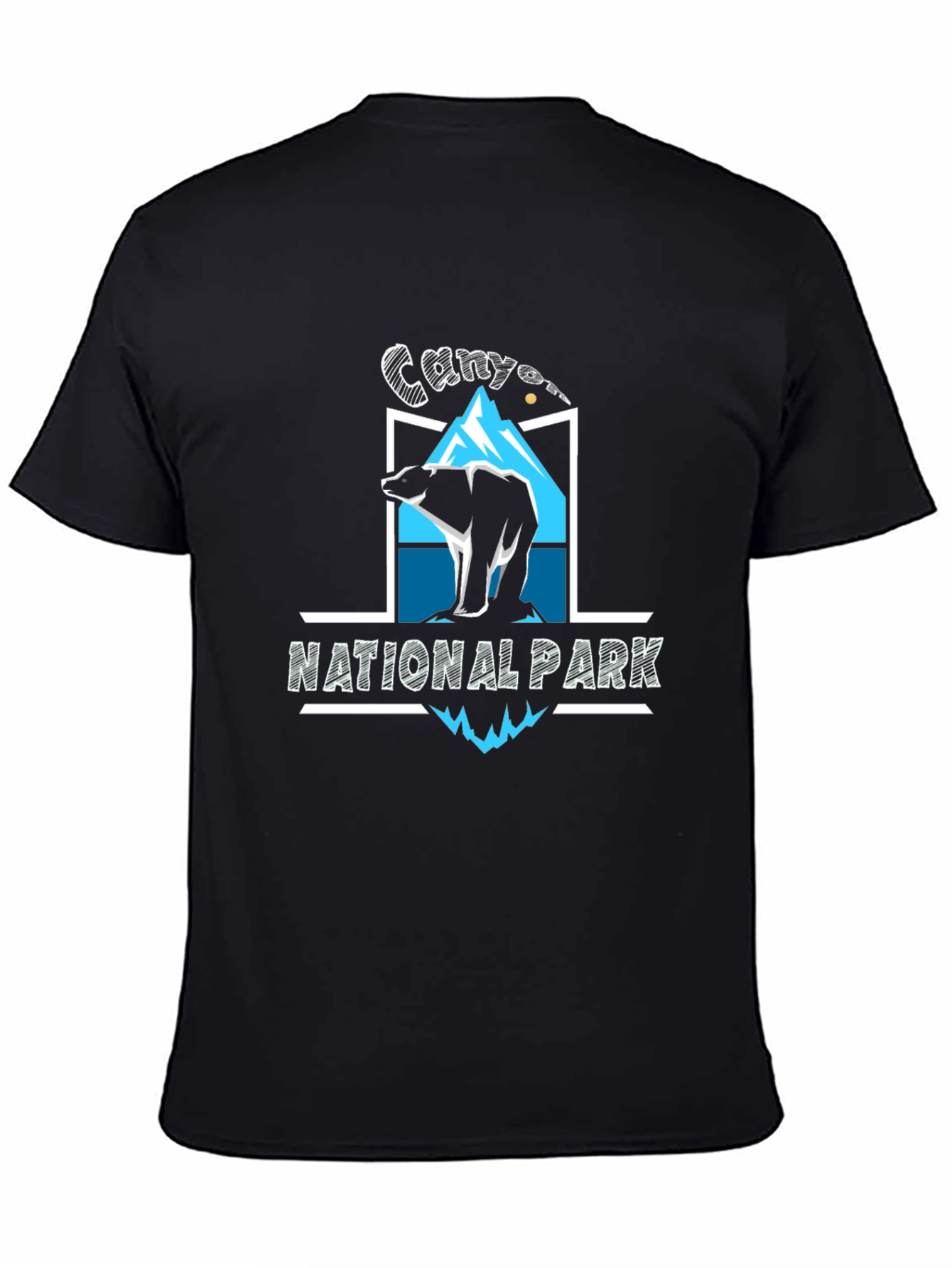 Canyon National Park Graphic T-Shirt Black