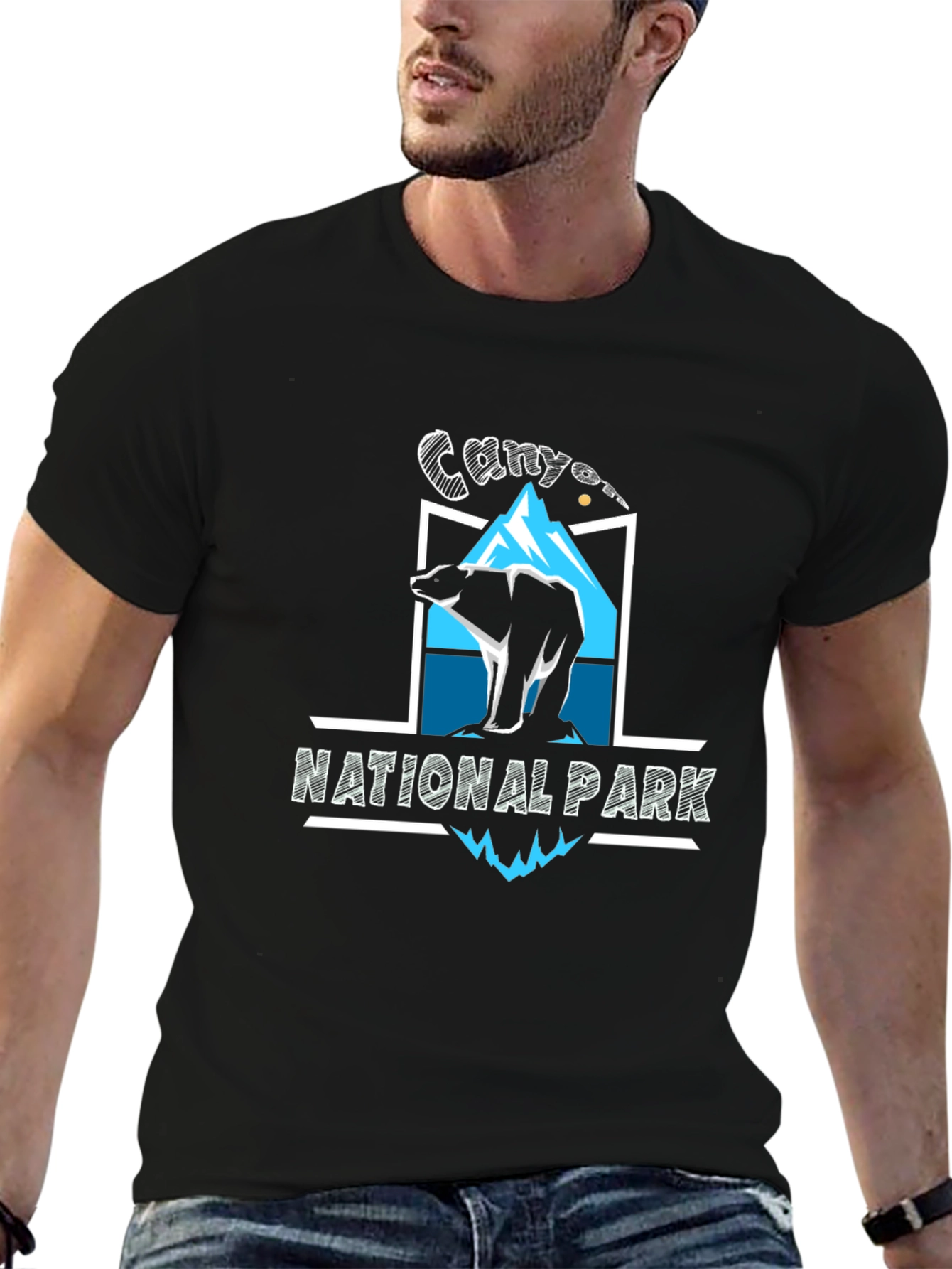 Canyon National Park Graphic T-Shirt Black