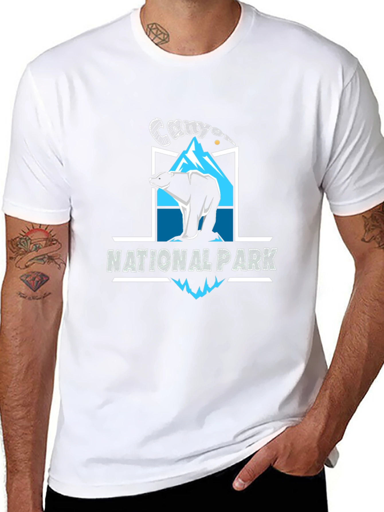 Canyon National Park Graphic T-Shirt Black