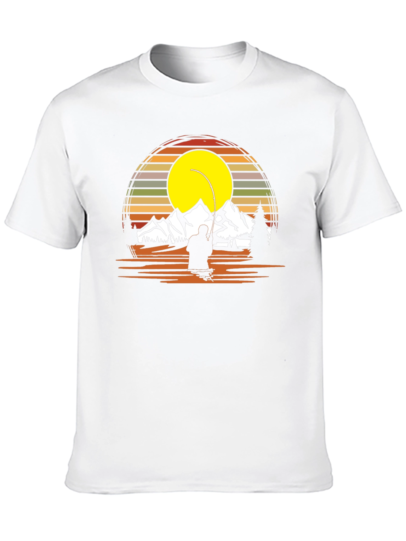 Fishing Retro Graphic T-Shirt