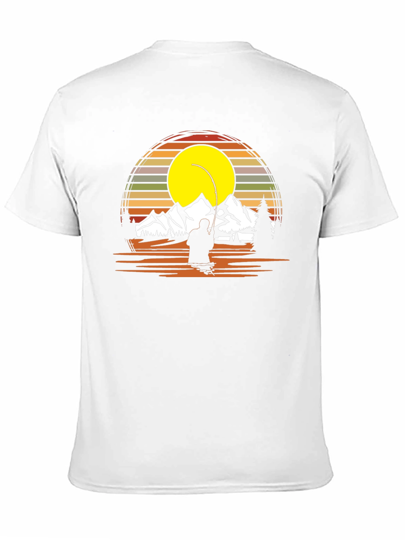Fishing Retro Graphic T-Shirt