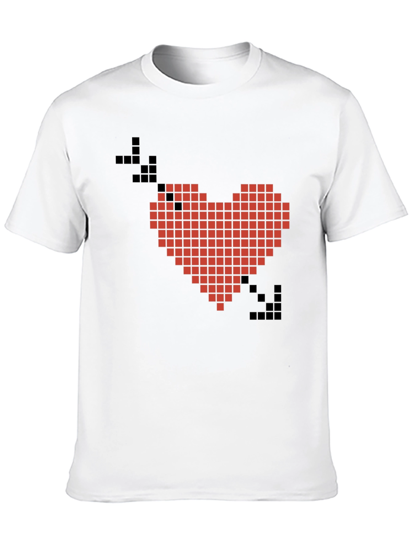 Pixel Heart T-Shirt - Retro Gaming Love Tee