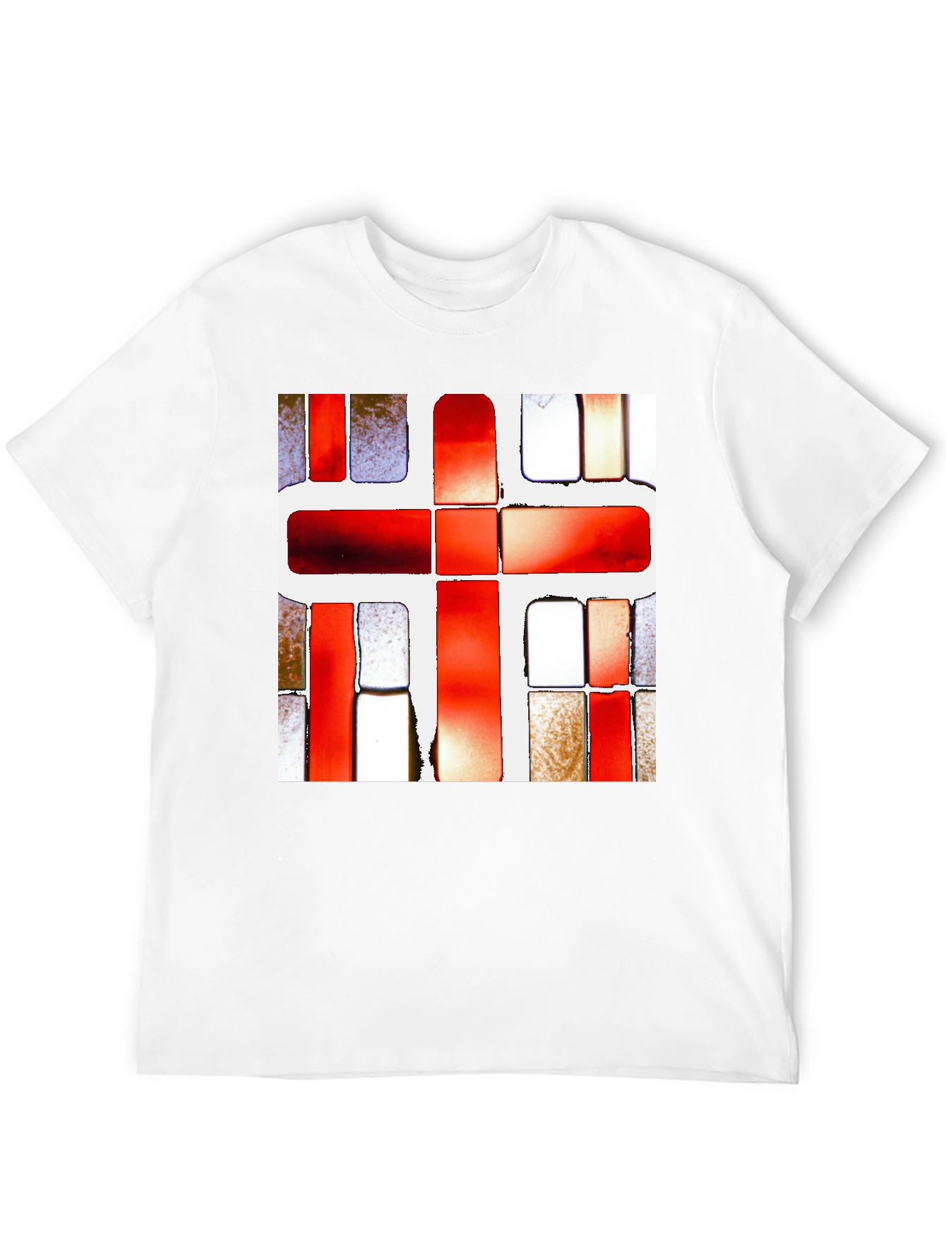 Abstract Geometric Graphic Print T-Shirt