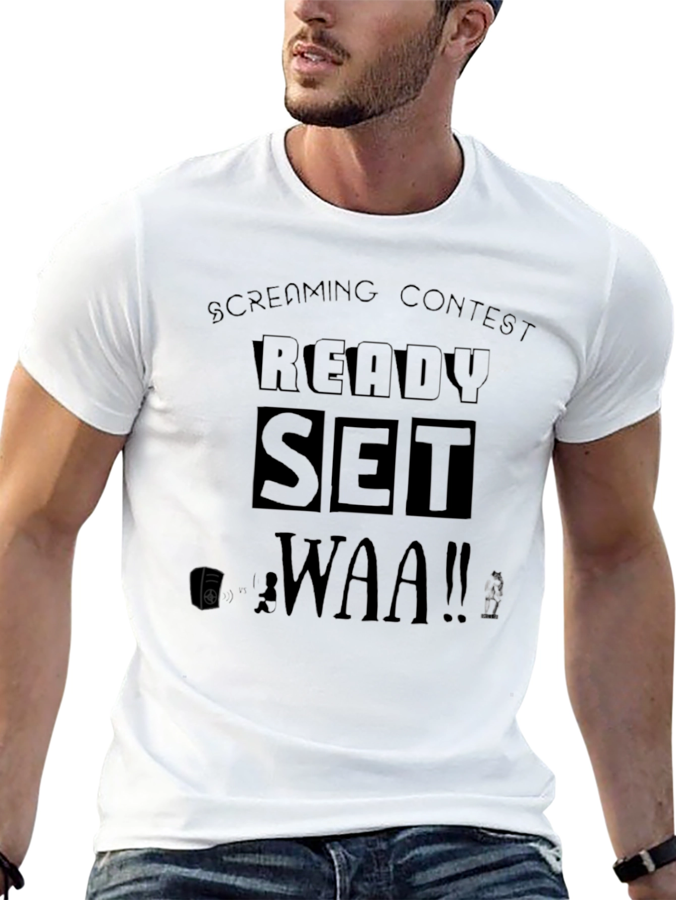 Screaming Contest T-Shirt - Ready Set WAA!