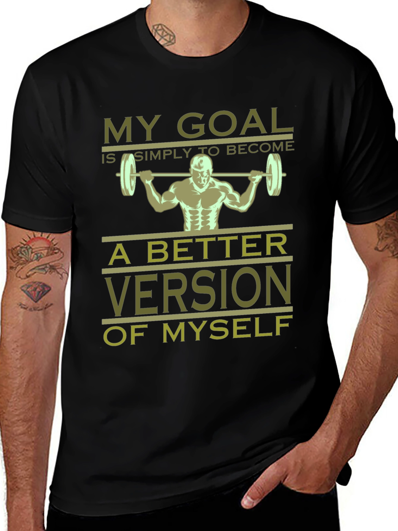 Motivational Workout T-Shirt - Better Version of Myself