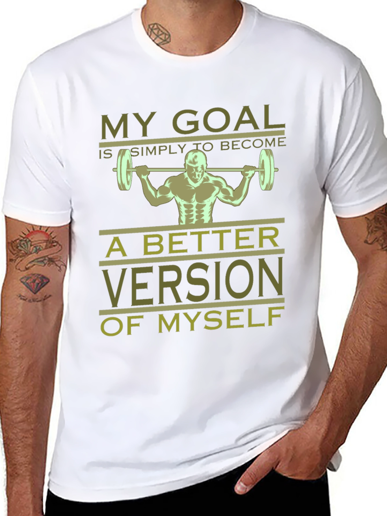Motivational Workout T-Shirt - Better Version of Myself