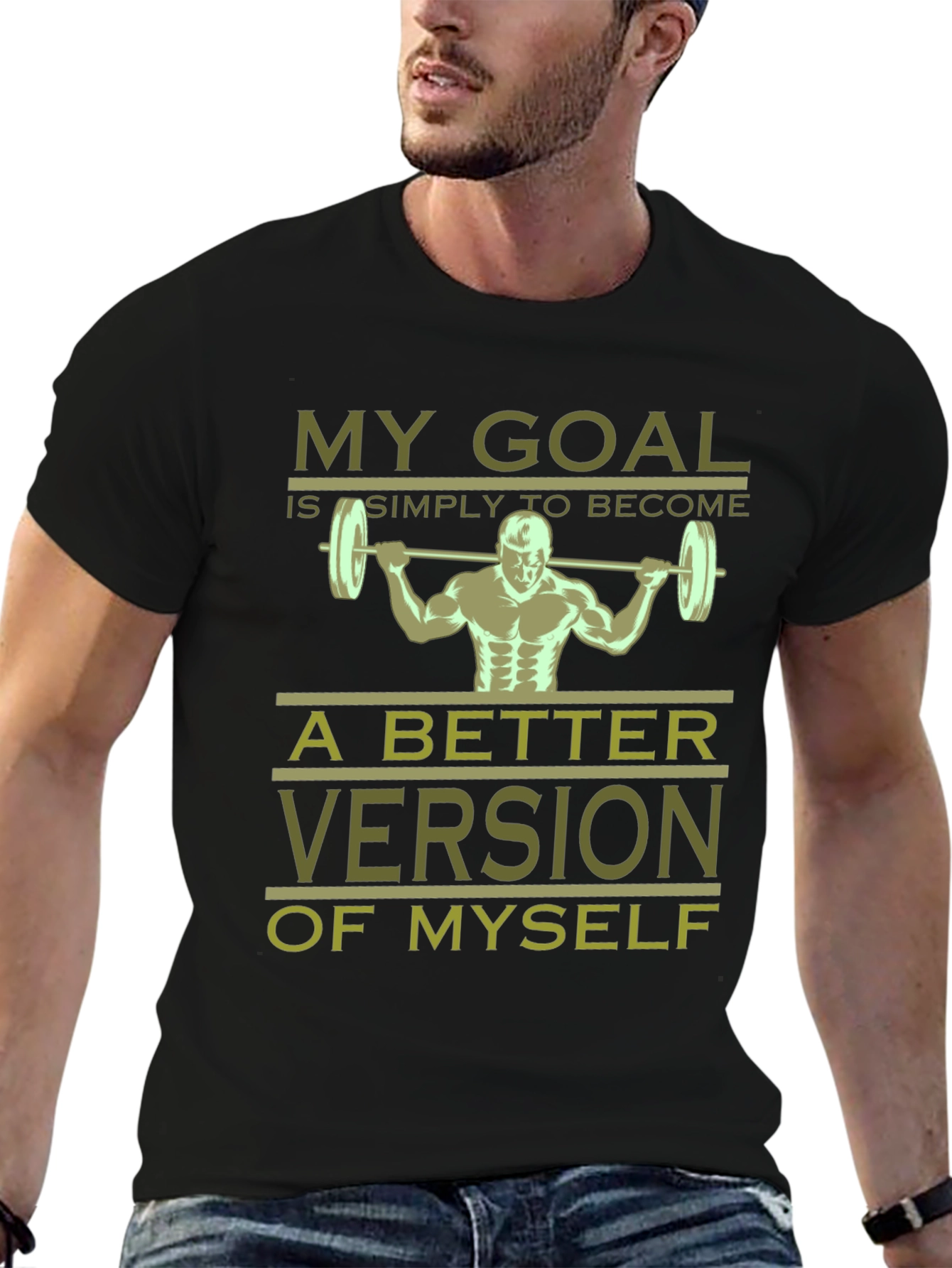Motivational Workout T-Shirt - Better Version of Myself