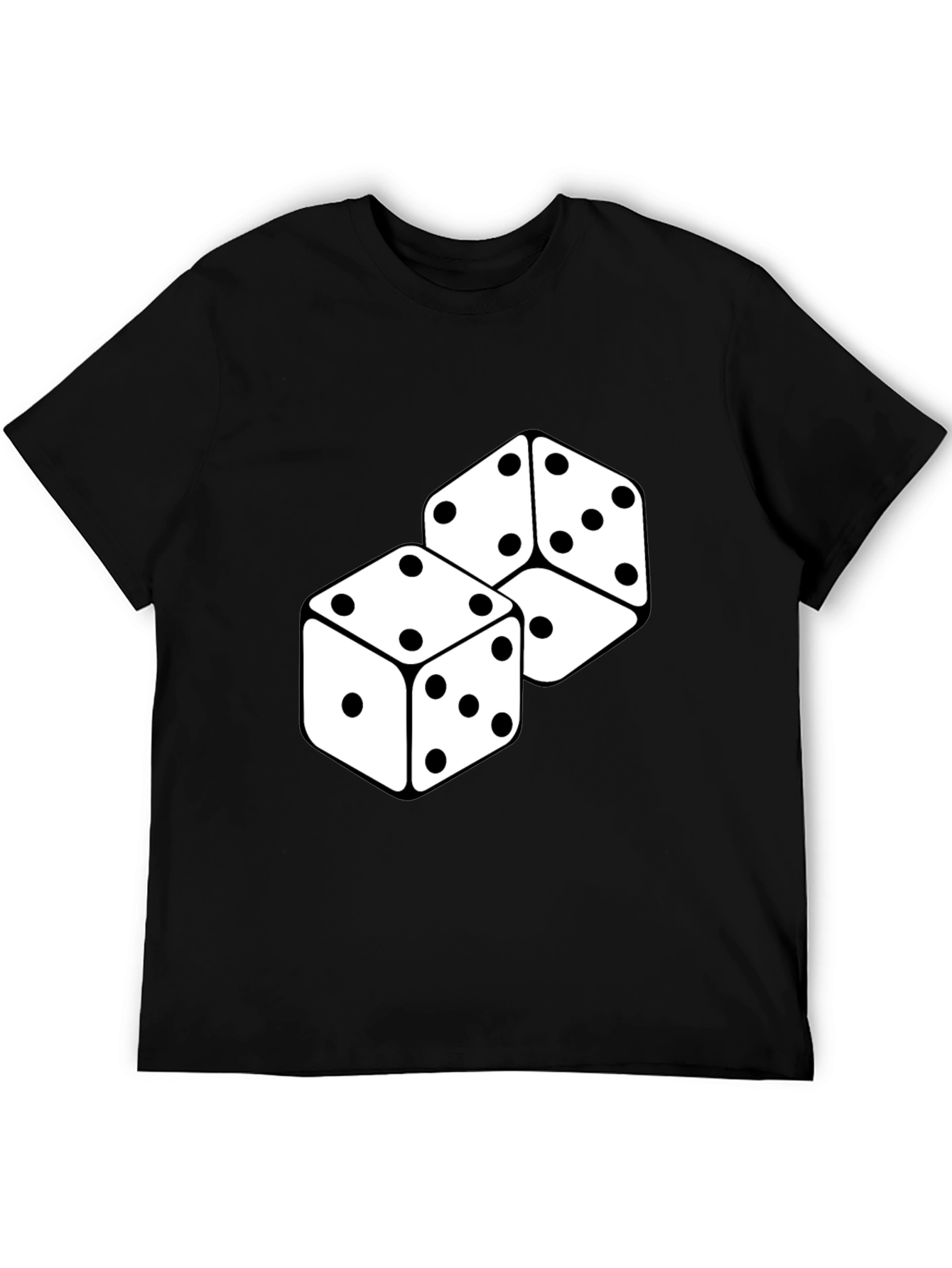 Dice Graphic Black T-Shirt