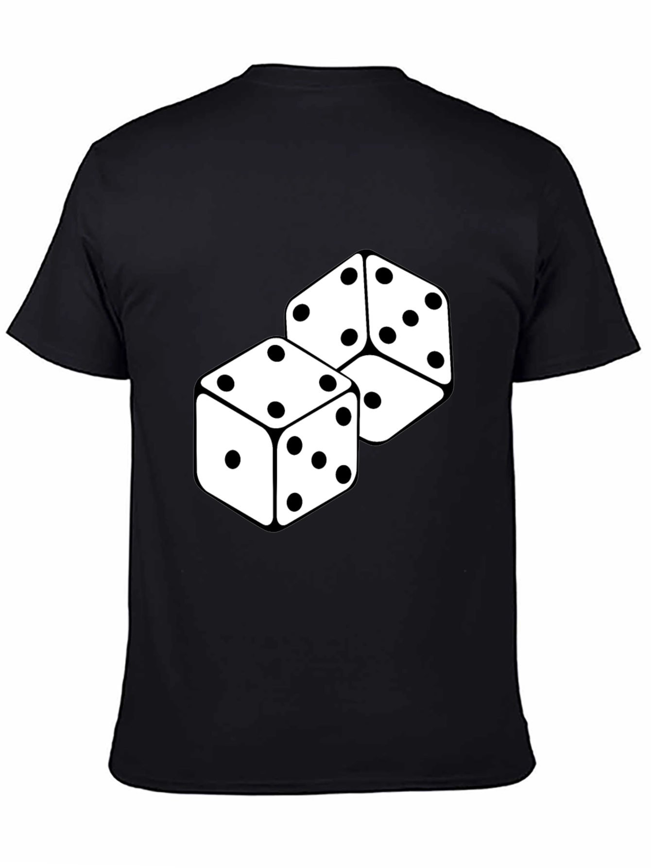 Dice Graphic Black T-Shirt