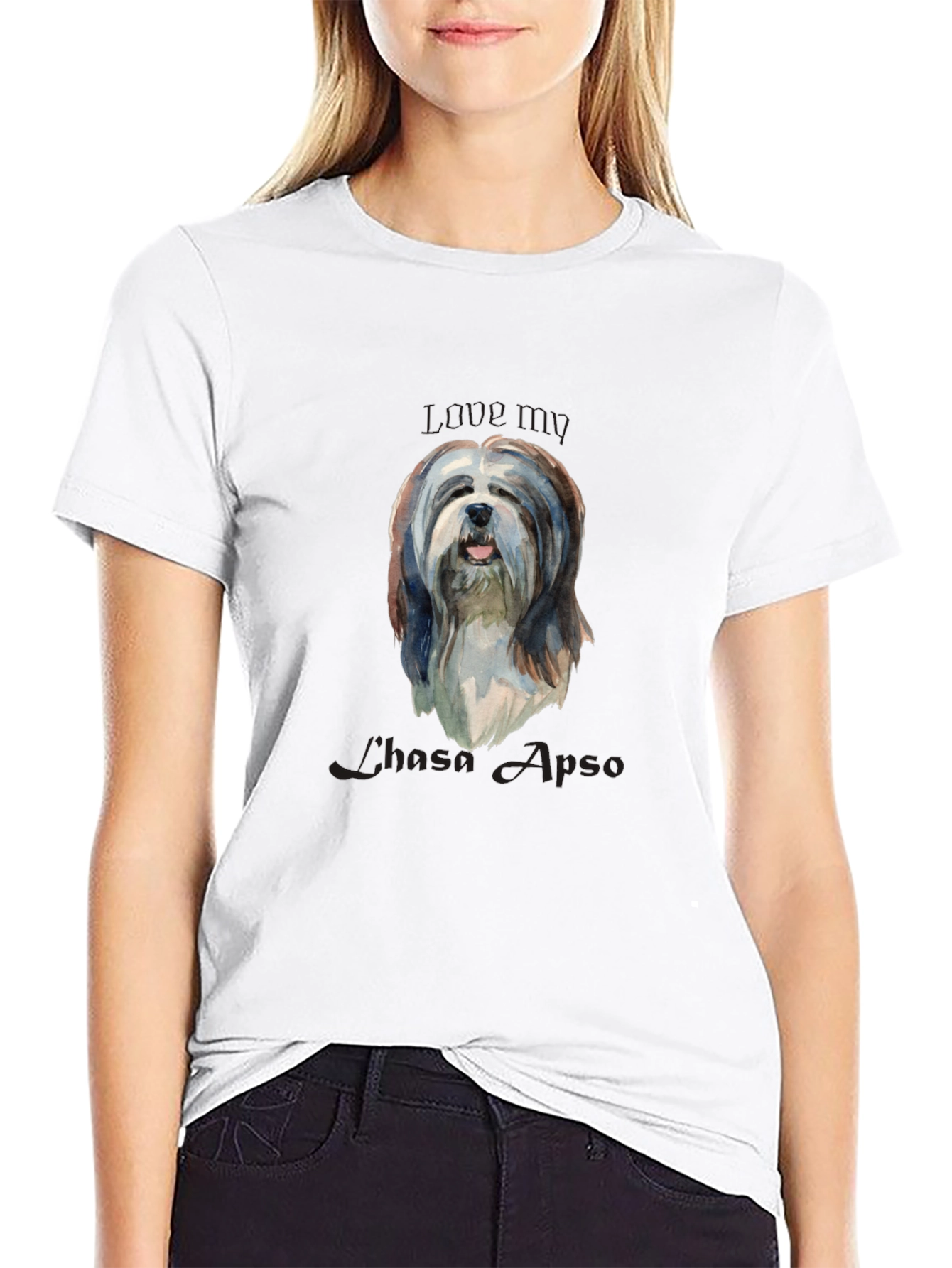 Lhasa Apso Dog T-Shirt