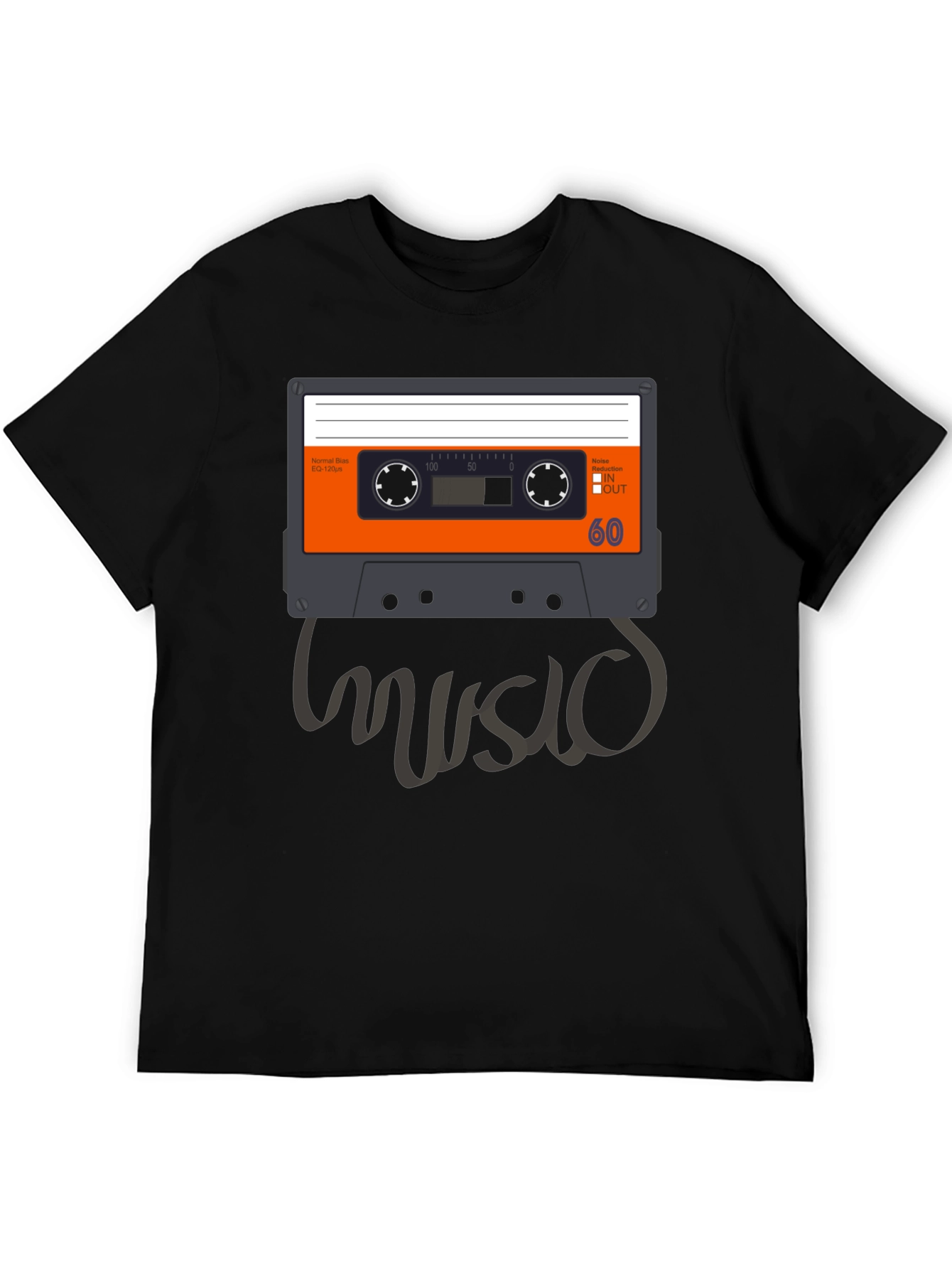 Retro Music Cassette Tape Graphic T-Shirt