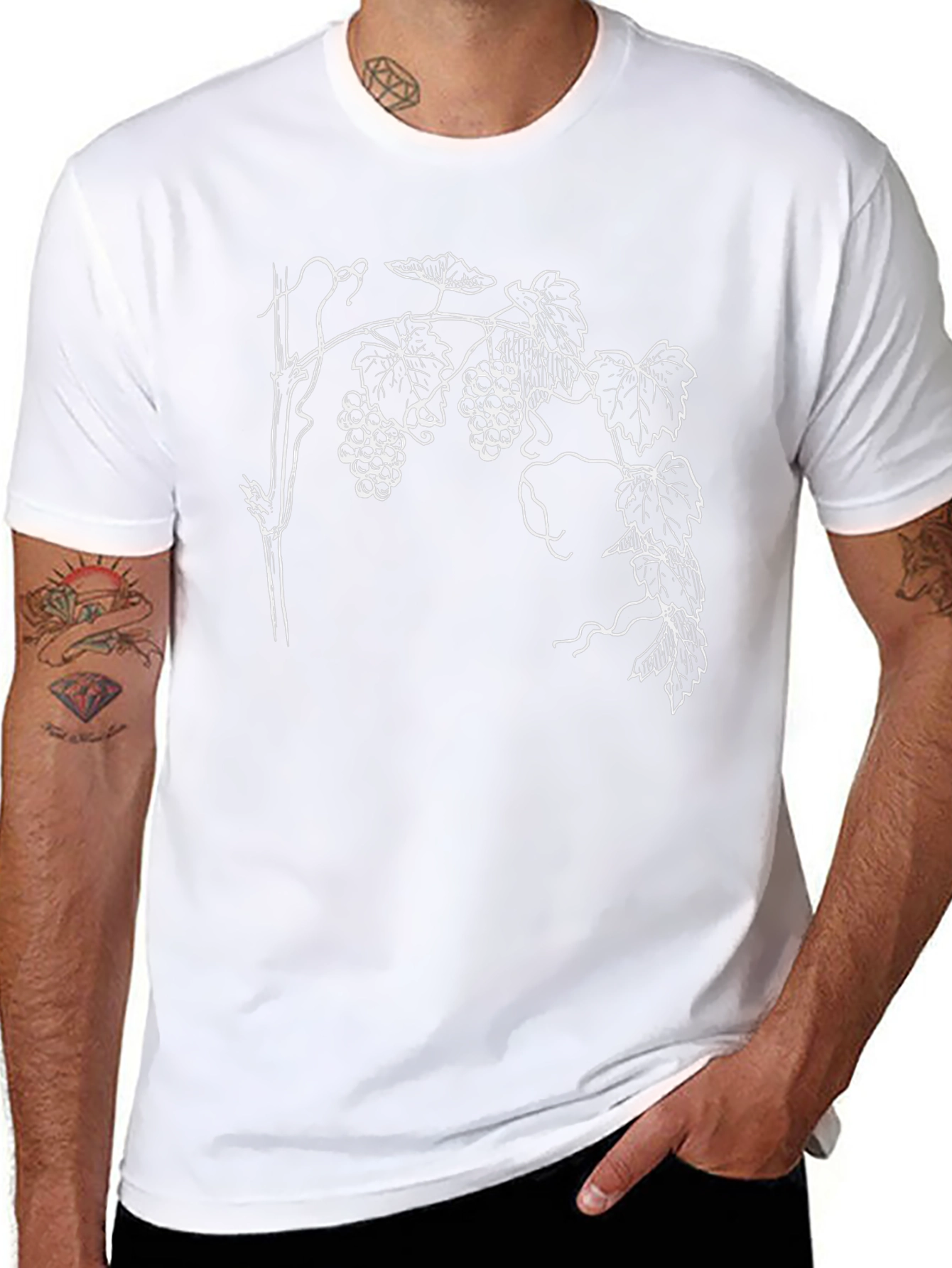Grape Vine Graphic T-Shirt