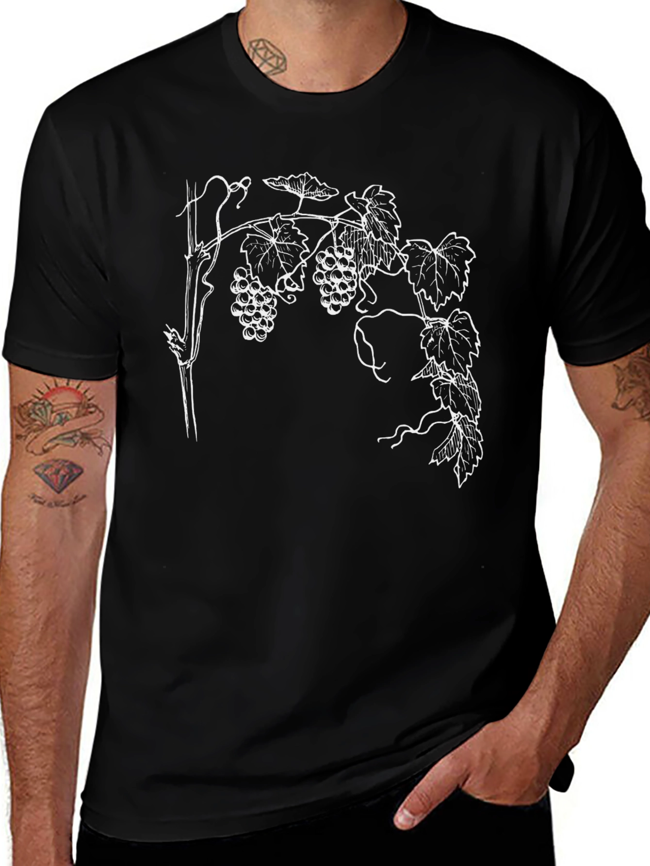 Grape Vine Graphic T-Shirt