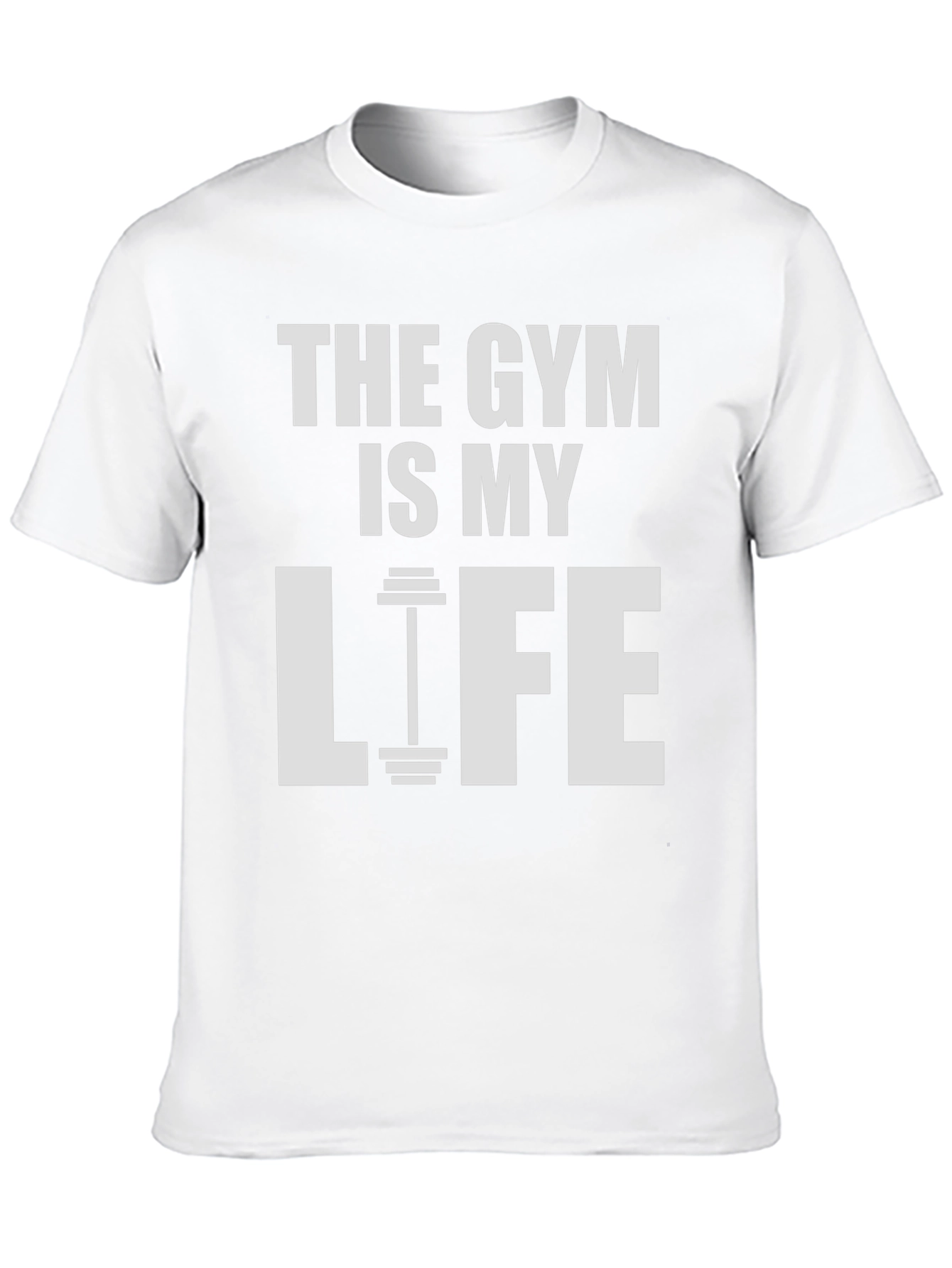 Gym Is My Life Black Graphic Tee