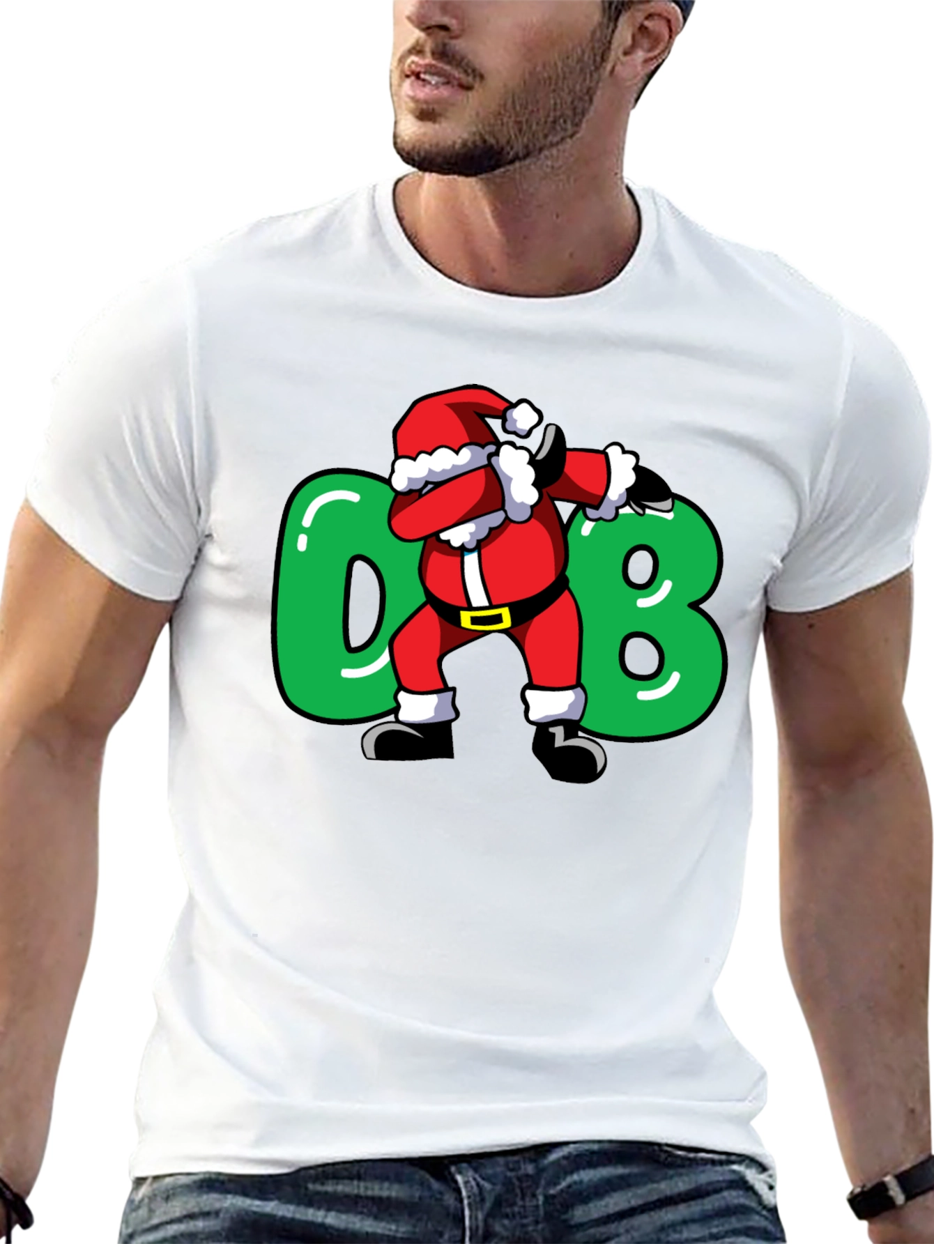 Dabbing Santa T-Shirt - Holiday Cheer!