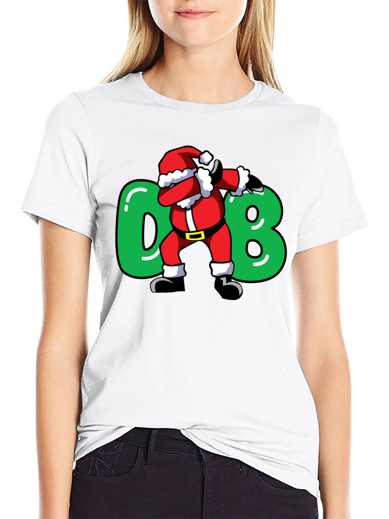 Dabbing Santa T-Shirt - Holiday Cheer!