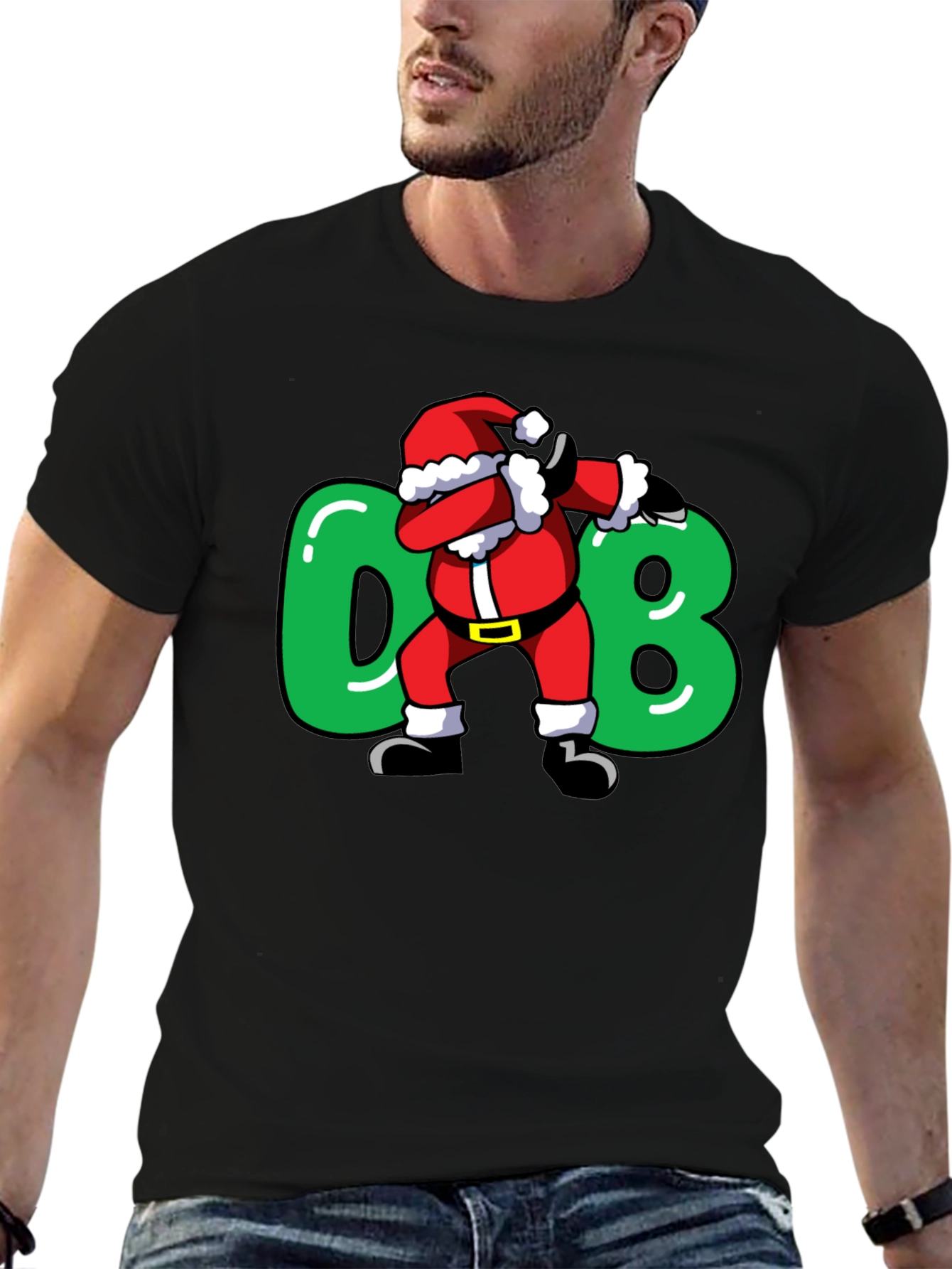 Dabbing Santa T-Shirt - Holiday Cheer!