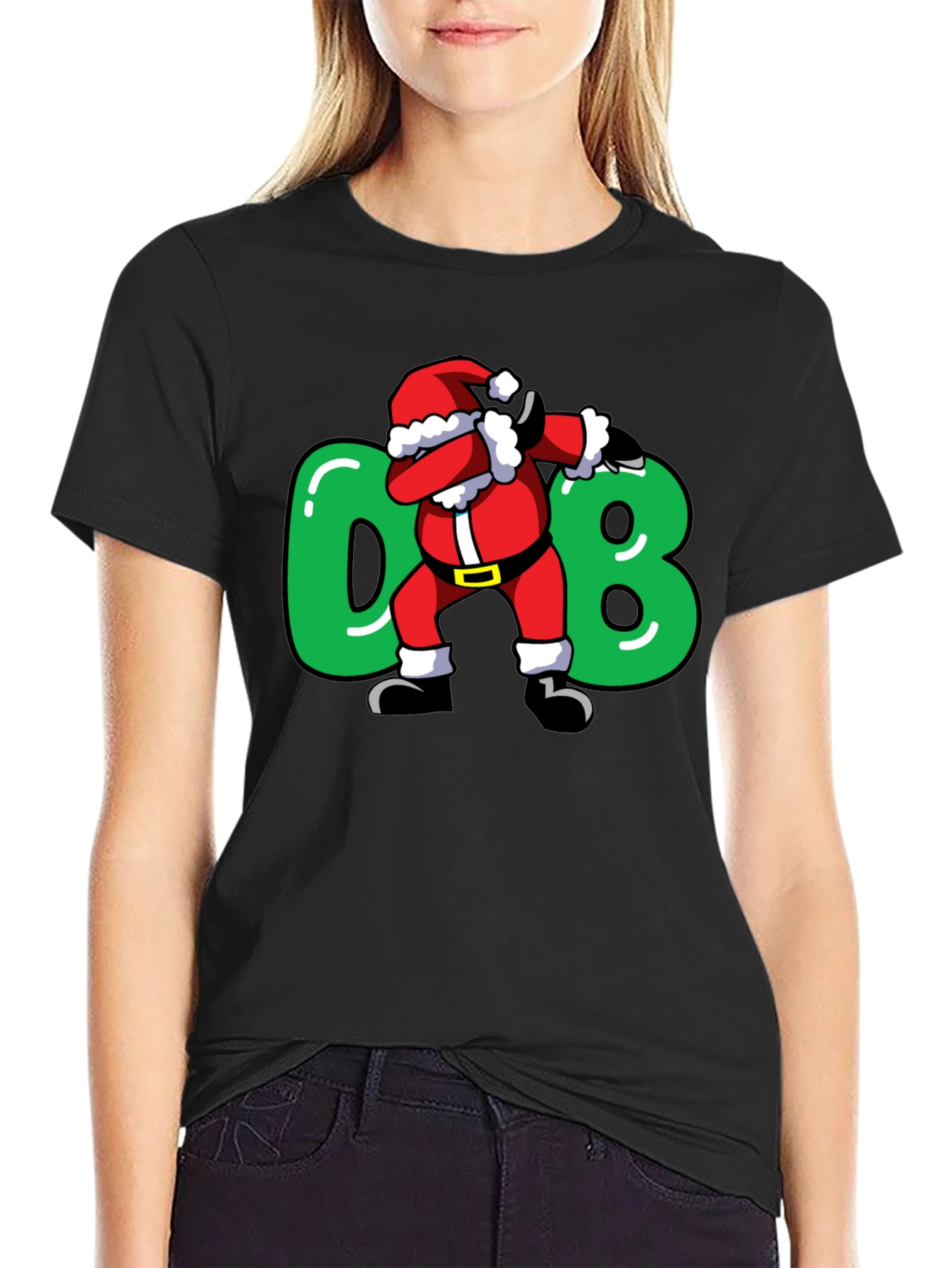 Dabbing Santa T-Shirt - Holiday Cheer!