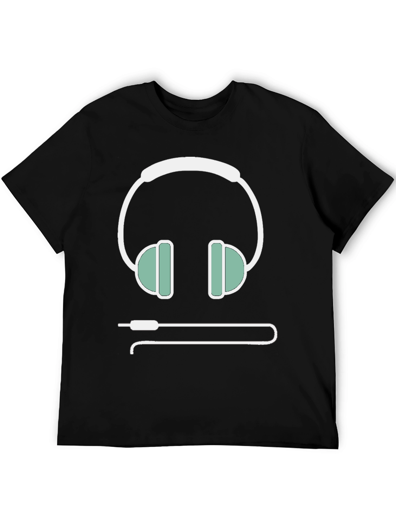 Headphone Graphic Tee - Music Lovers T-Shirt