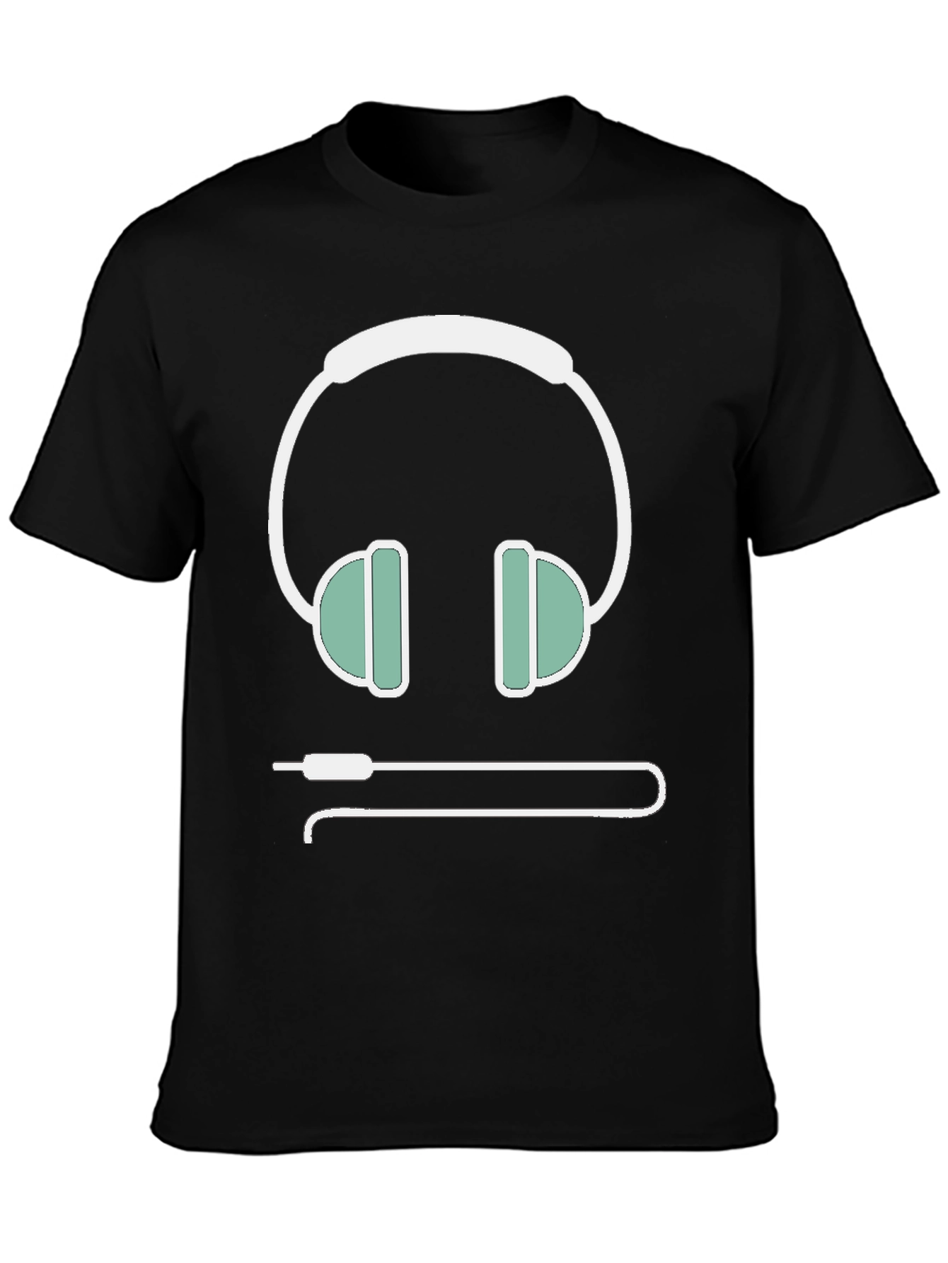 Headphone Graphic Tee - Music Lovers T-Shirt