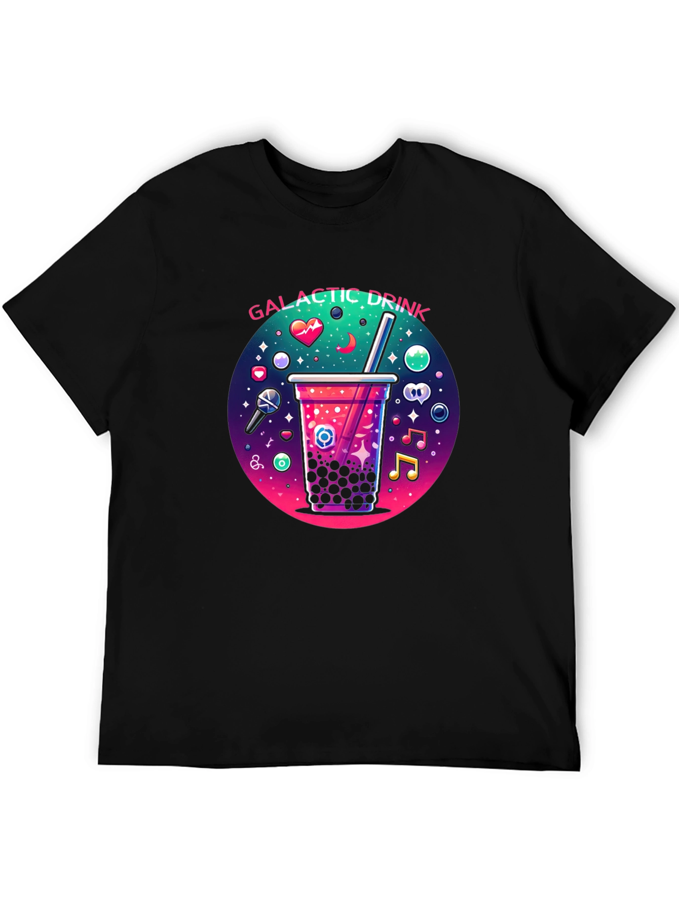 Galactic Bubble Tea Graphic Tee - Unisex