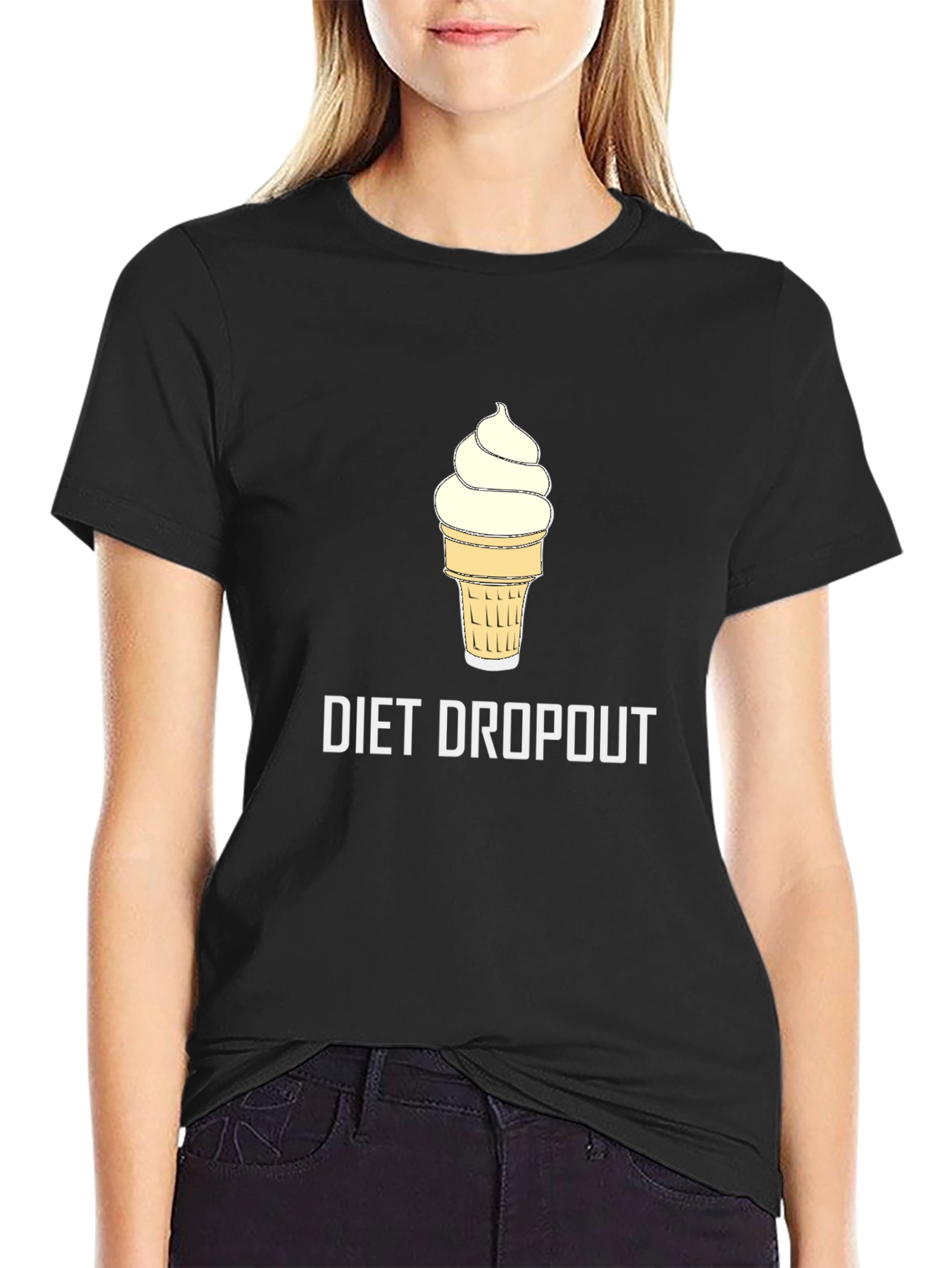 Diet Dropout Ice Cream Graphic T-Shirt