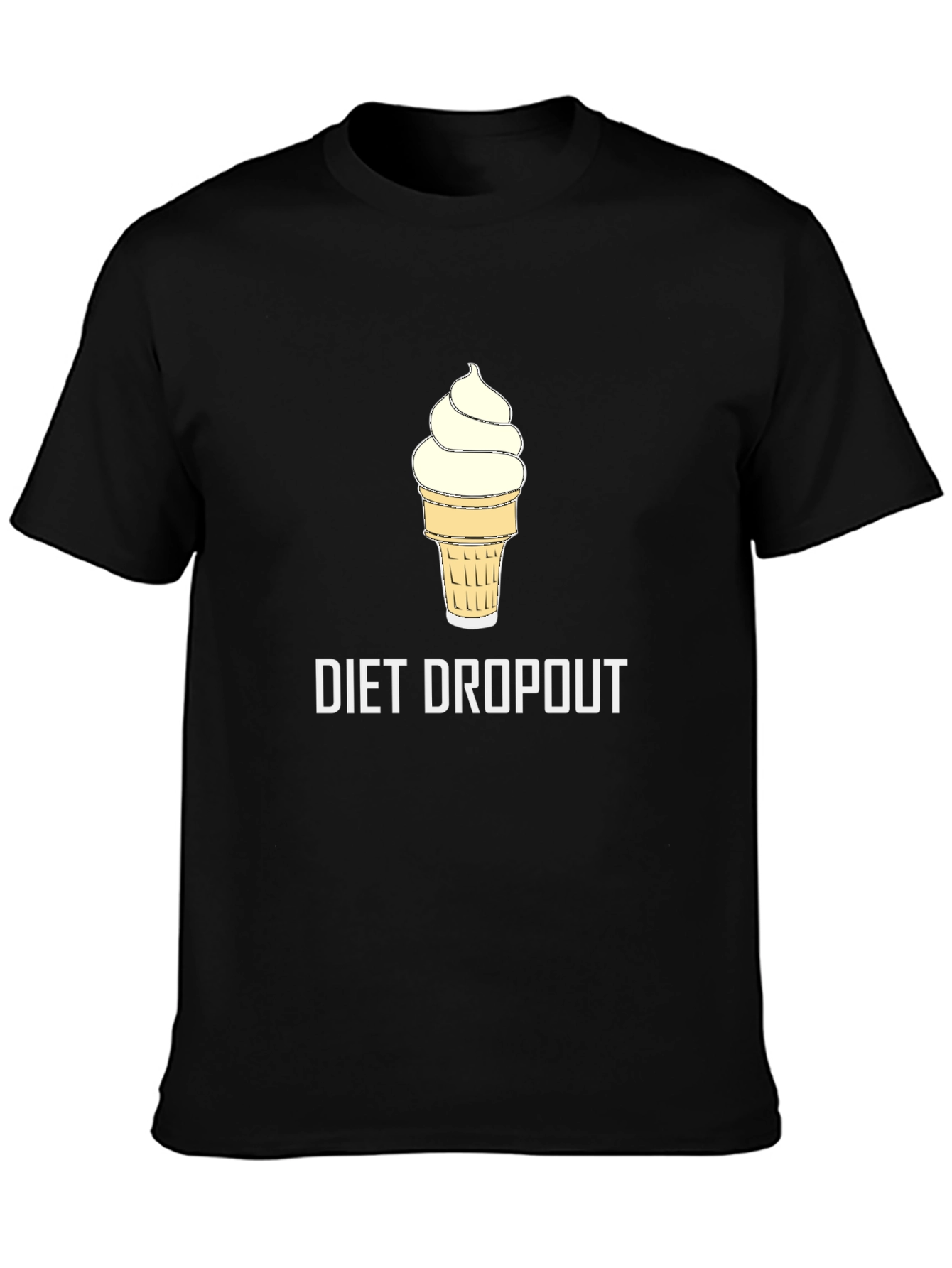 Diet Dropout Ice Cream Graphic T-Shirt