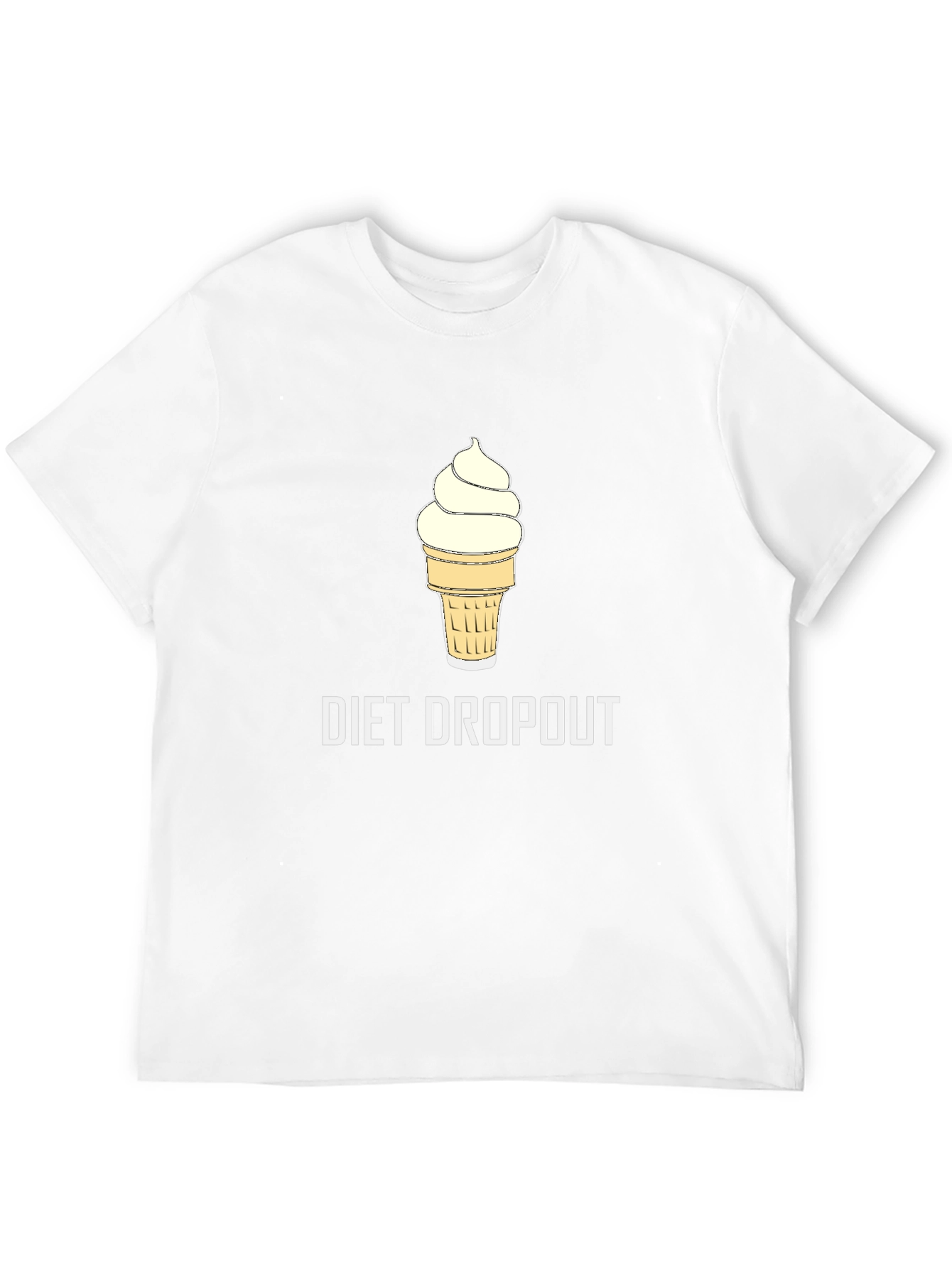 Diet Dropout Ice Cream Graphic T-Shirt