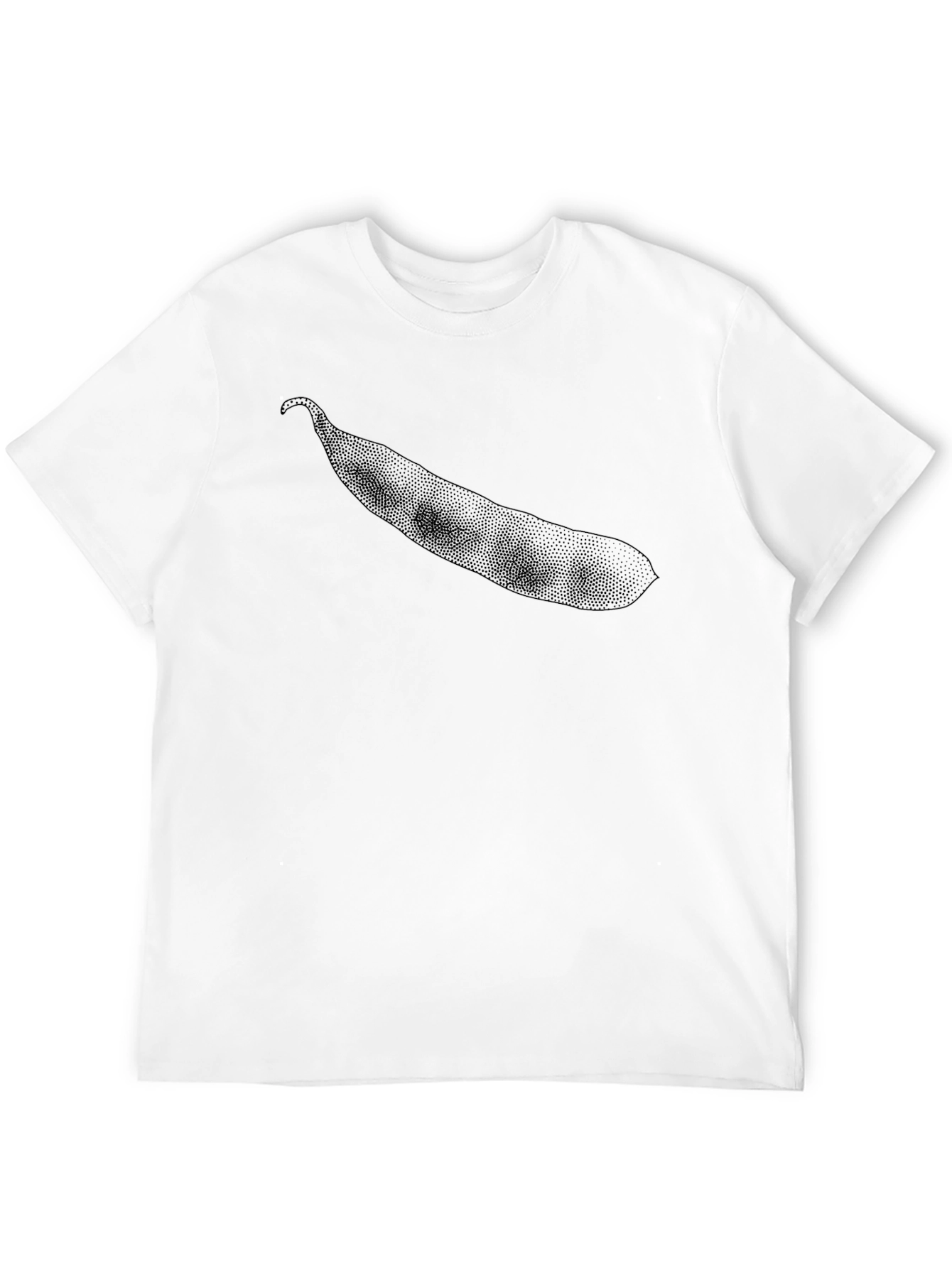 Mens Black Graphic Tee - Bean Design