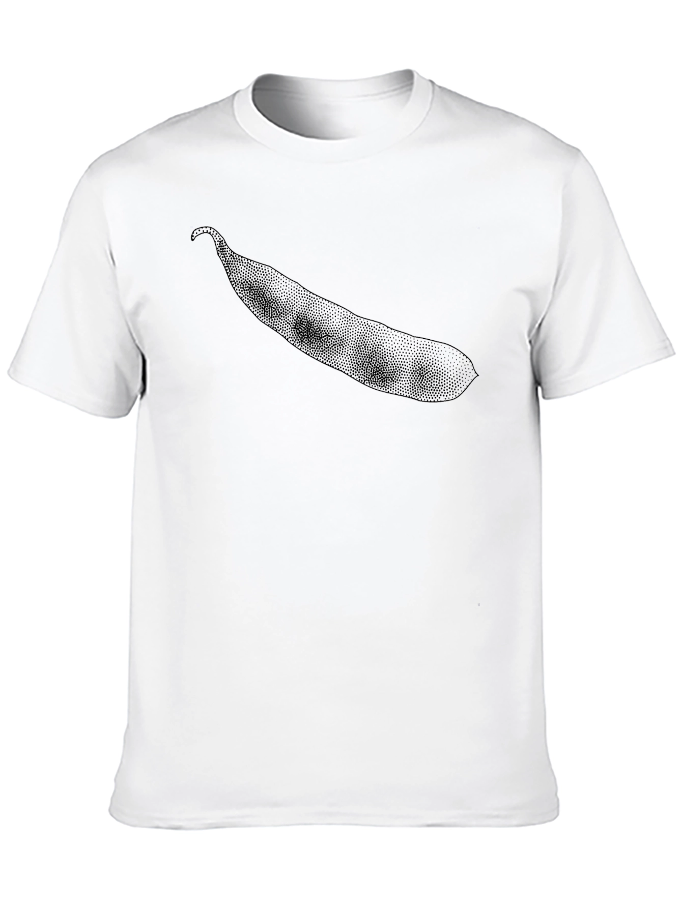 Mens Black Graphic Tee - Bean Design