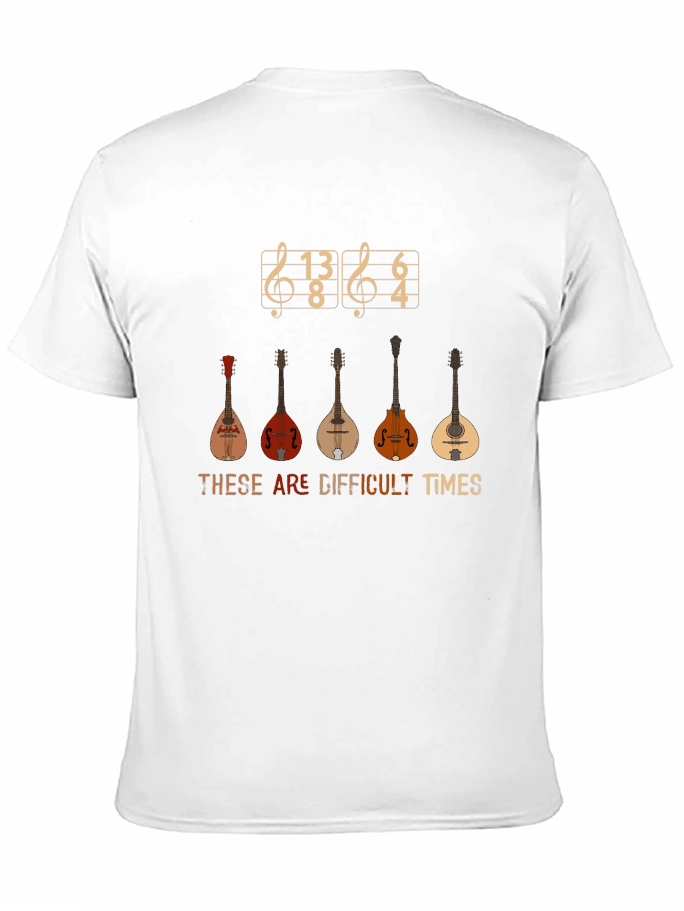 Difficult Times Mandolin T-Shirt